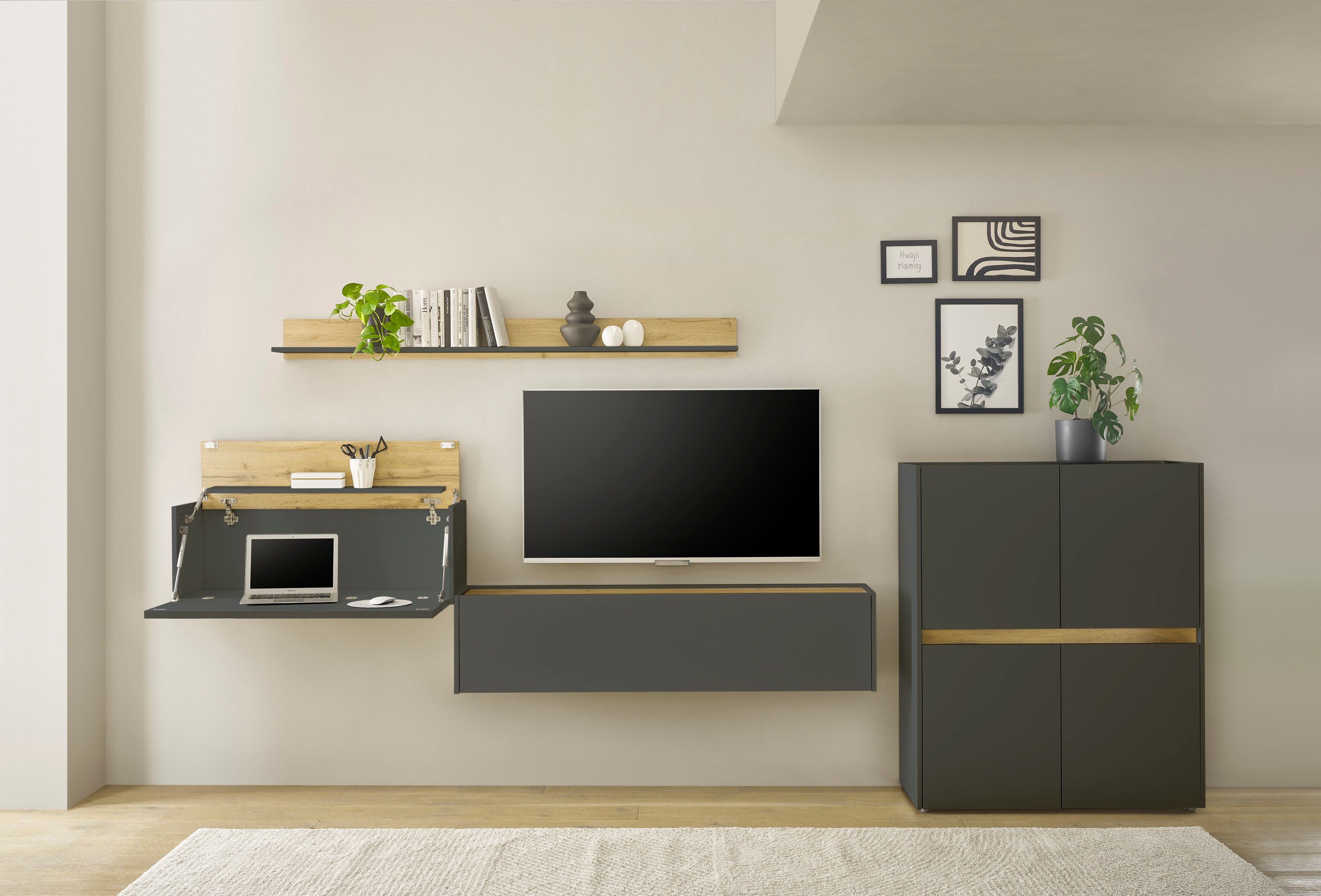 INOSIGN Set kantoormeubelen City/Giron Vaste secretaire, Home office thuiskantoor (set, 4-delig)