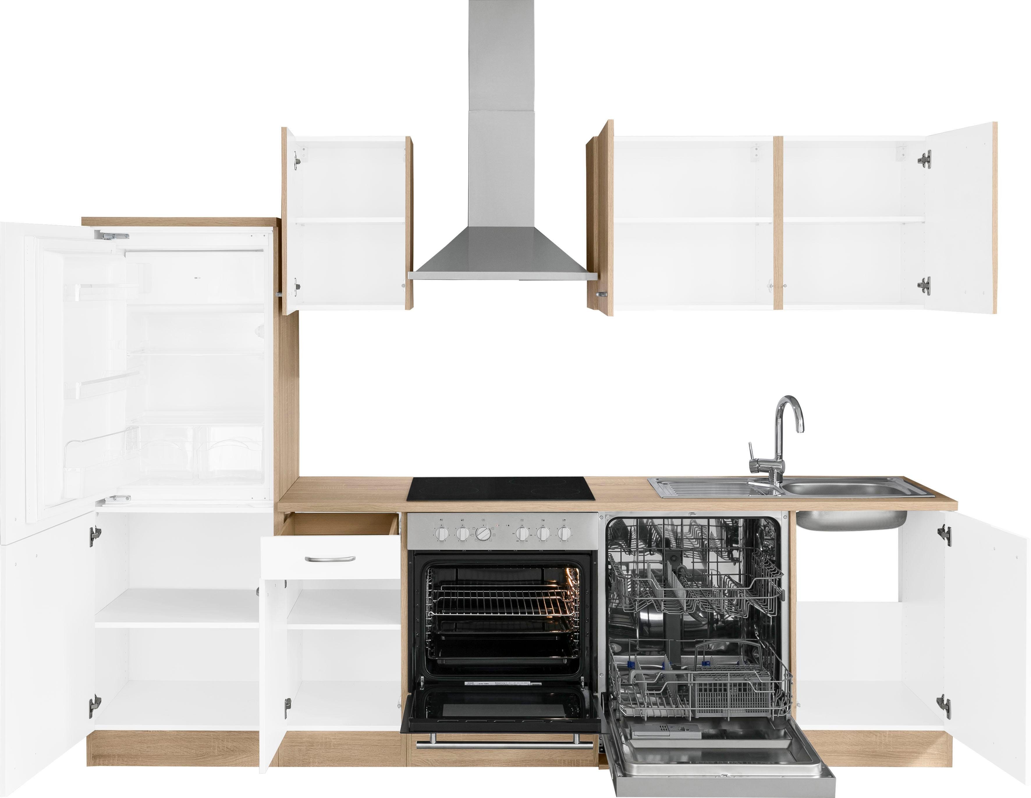 OPTIFIT Keukenblok Parare zonder elektrische apparaten, breedte 270 cm