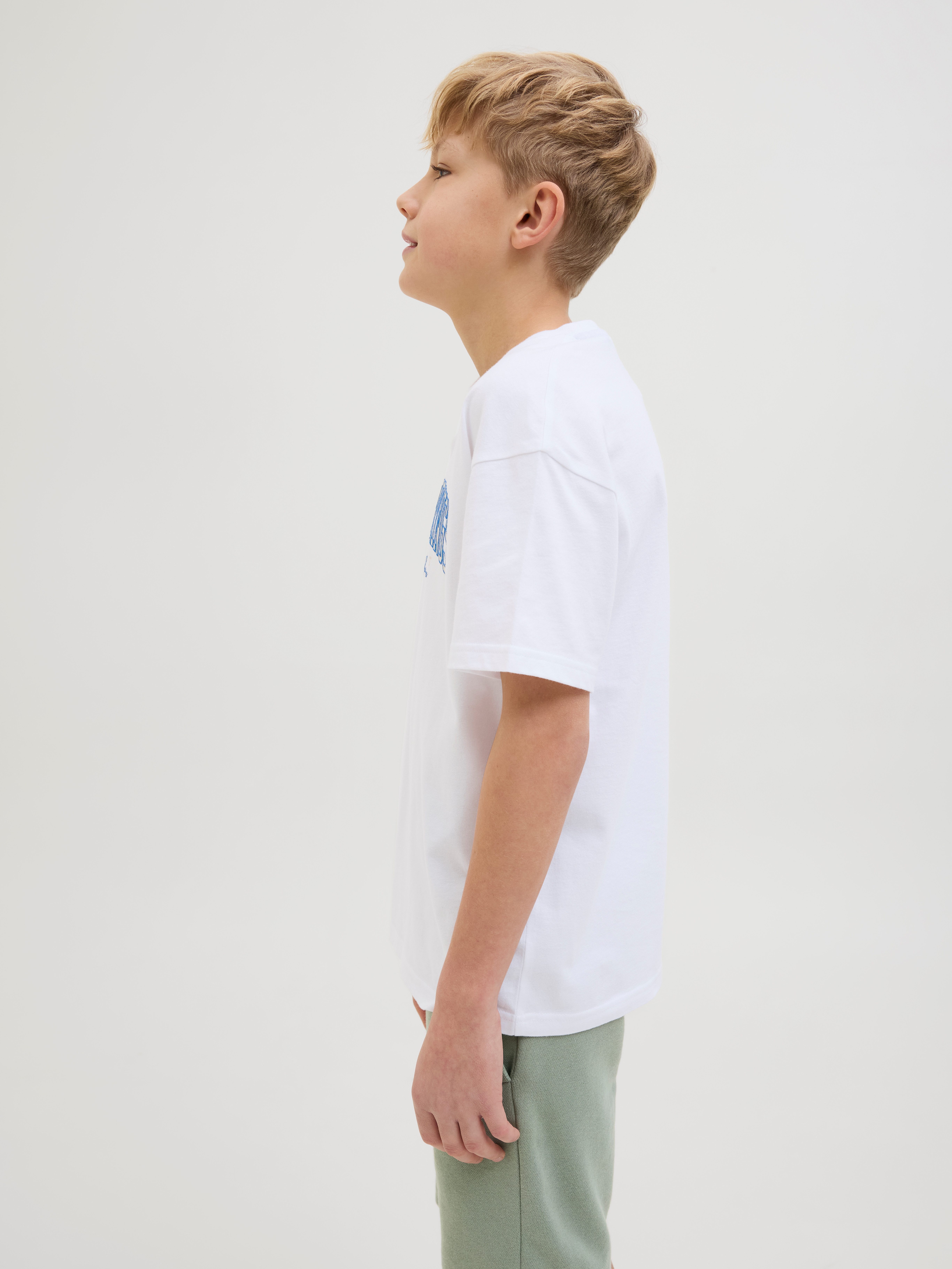 Jack & Jones Junior T-shirt JJDETROIT TEE SS CREW NECK JNR