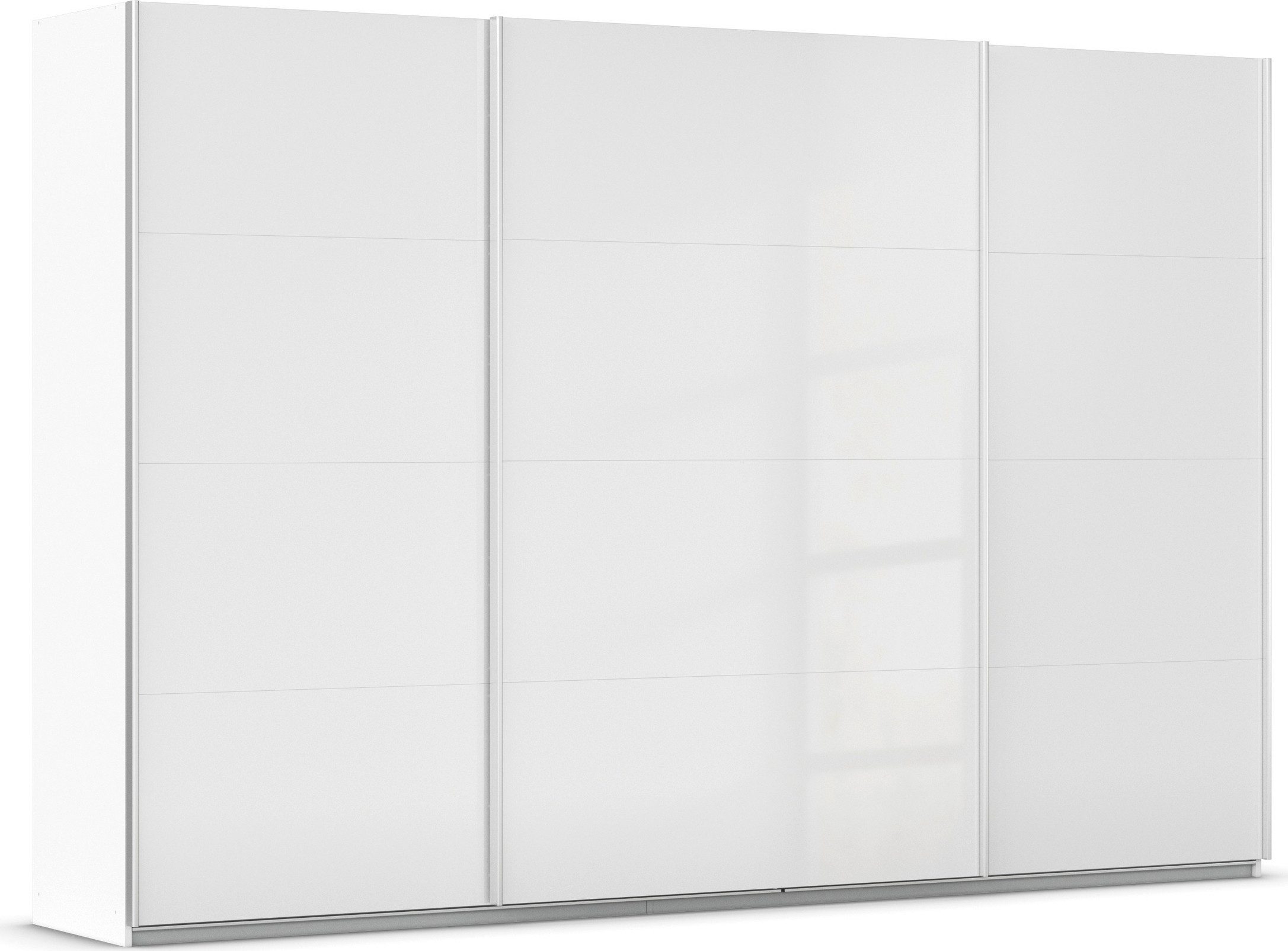 rauch Schuifdeurkast Kledingkast kast garderobe AGORDO met decor- of hoogglansfront doordachte binnenuitrusting, in 4 breedtes en 2 hoogtes made in