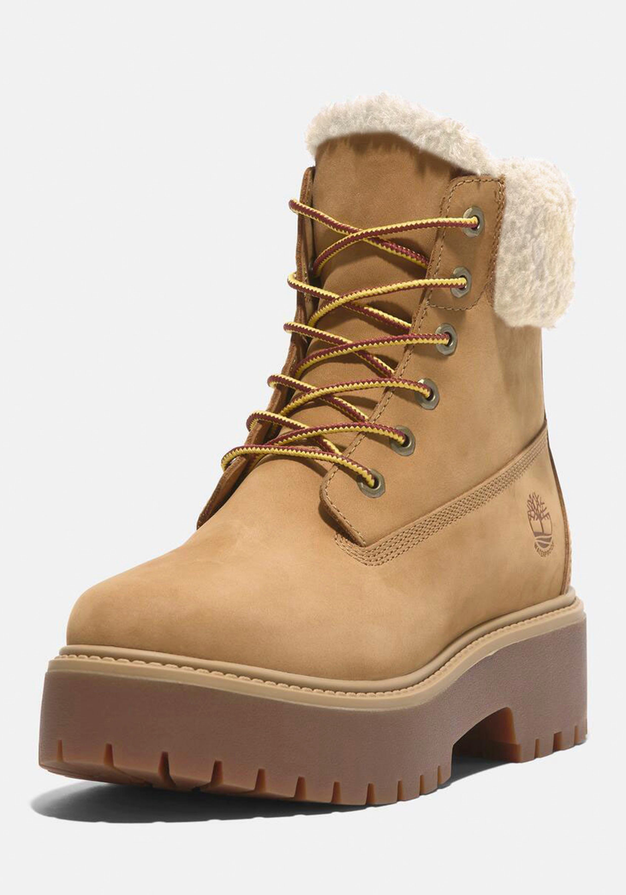 Timberland Winterlaarzen STONE STREETMID WARM LINED WATERPROOF BOOT Snowboots, winterlaarzen, winterschoenen, waterdicht en gevoerd