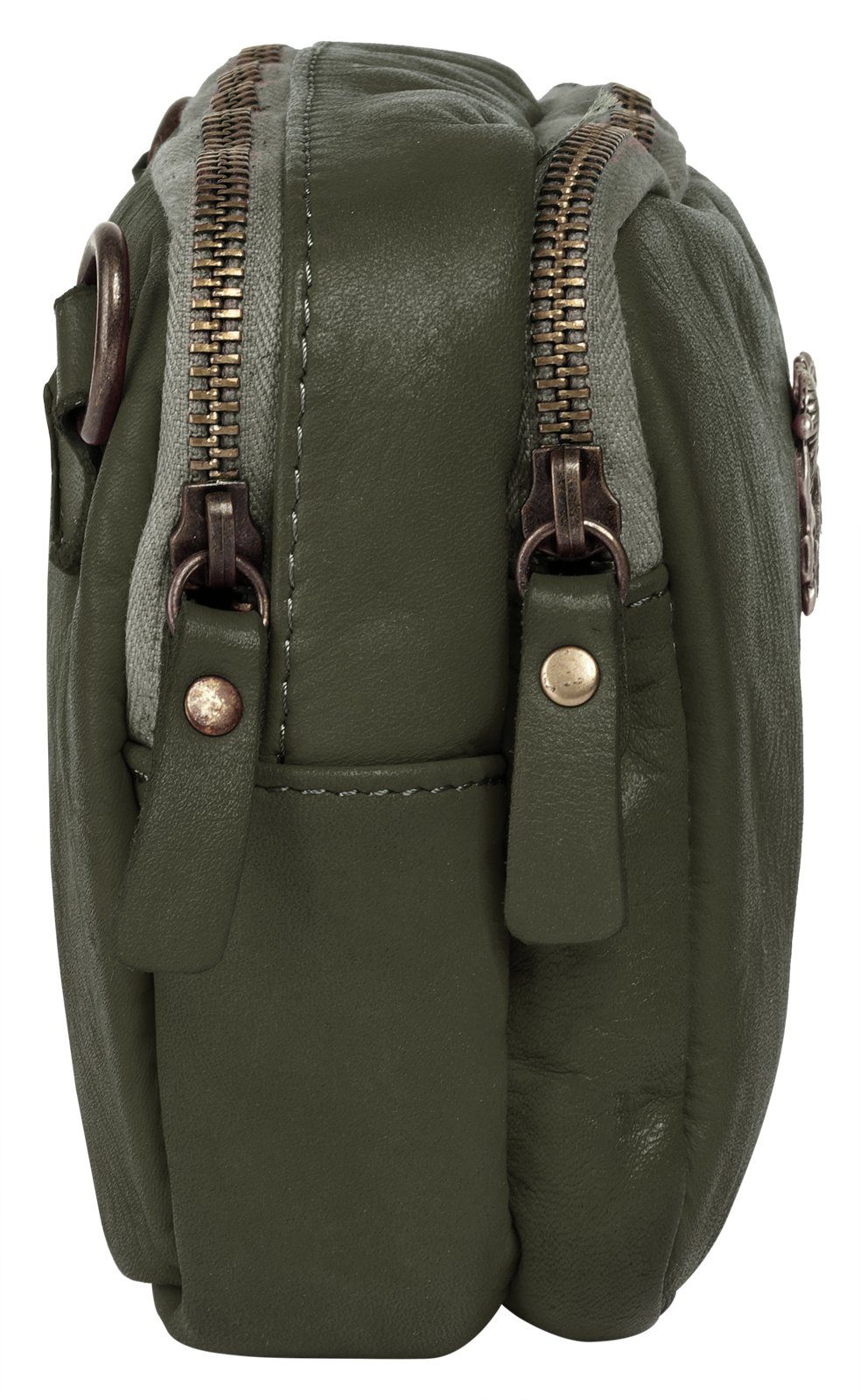 Samantha Look Schoudertas echt leer, made in italy