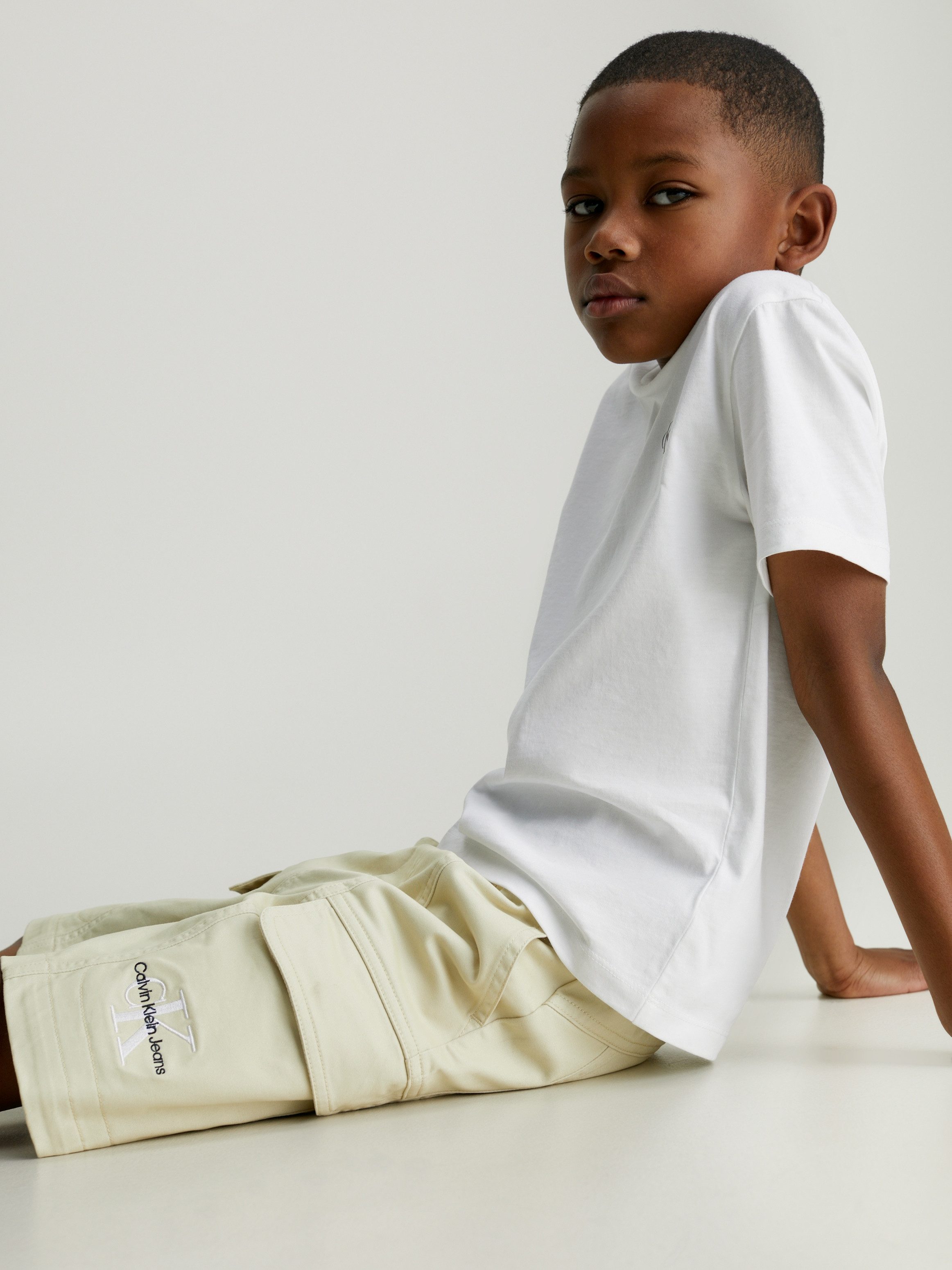 Calvin Klein Short SATEEN CARGO SHORTS Kinderen tot 16 jaar