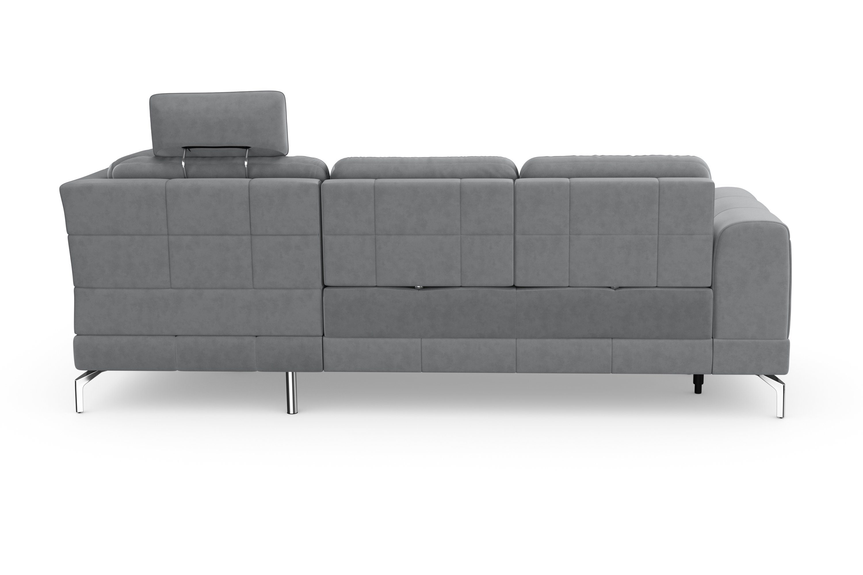 sit&more Hoekbank Bendigo L-vorm inclusief zitdiepteverstelling, bodemvrijheid 15 cm, in 2 pootkleuren