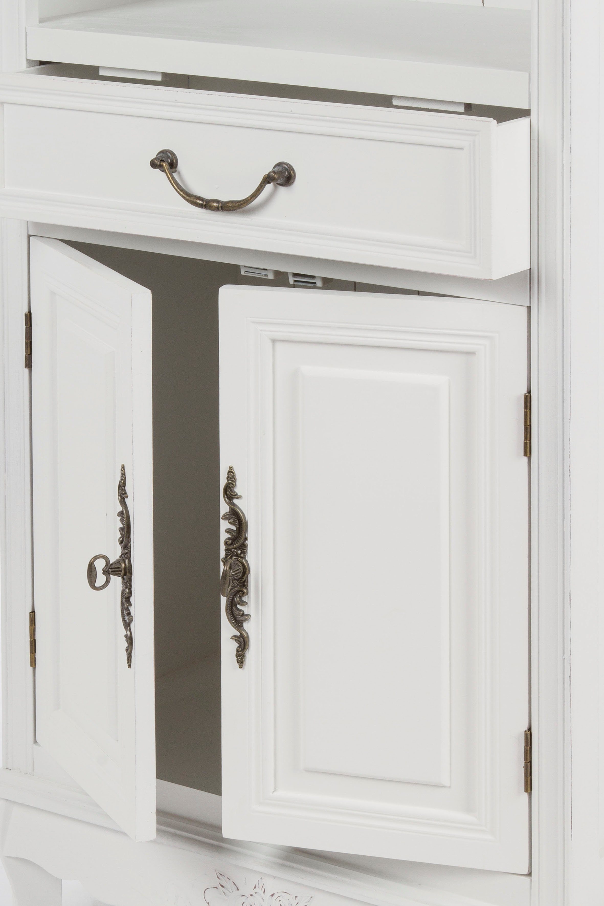 my Flair Kast Elegance Kast, met roosmotieven in landhuisstijl, gebogen modellen
