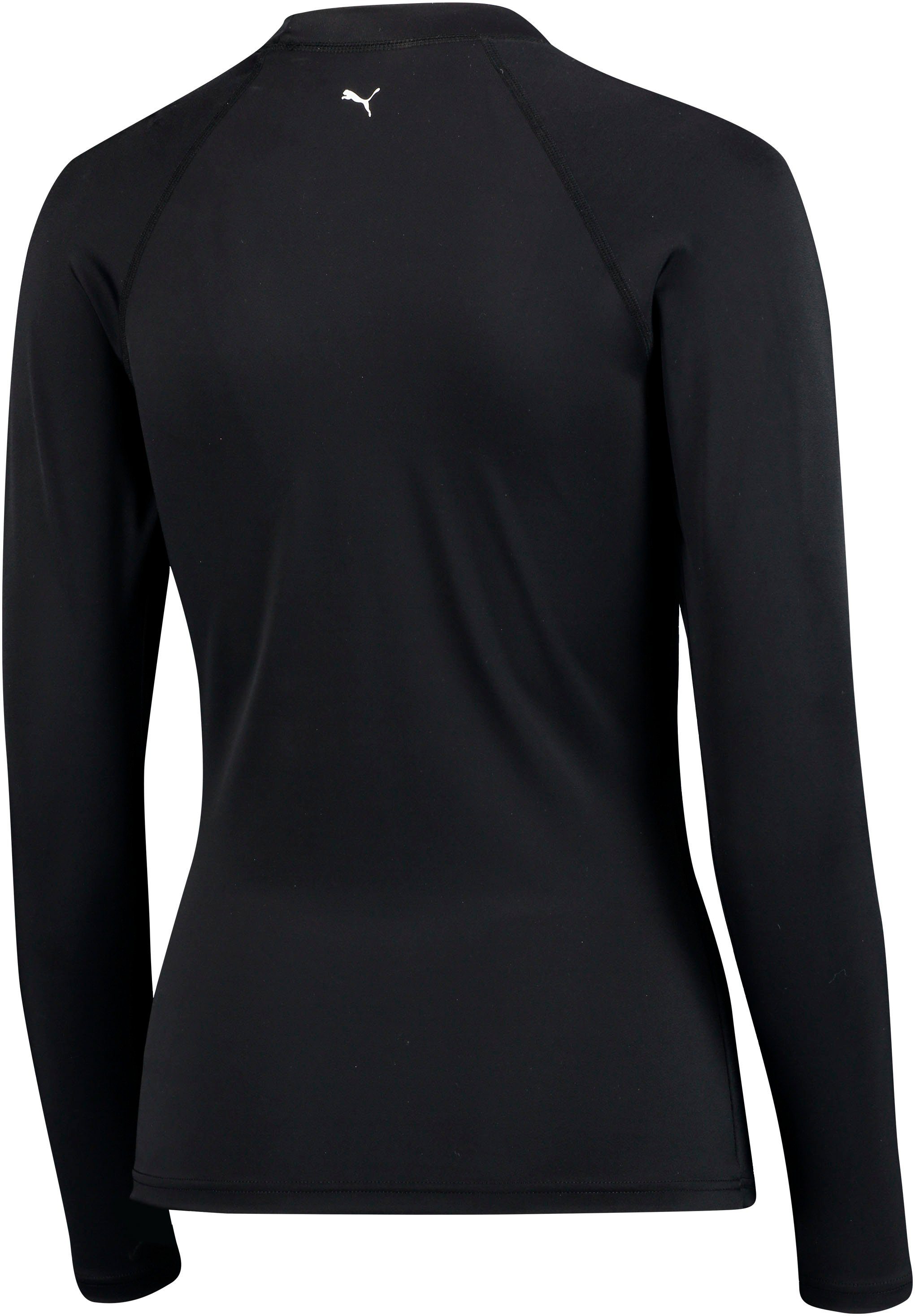 PUMA Zwemshirt met contrasterende logodruk