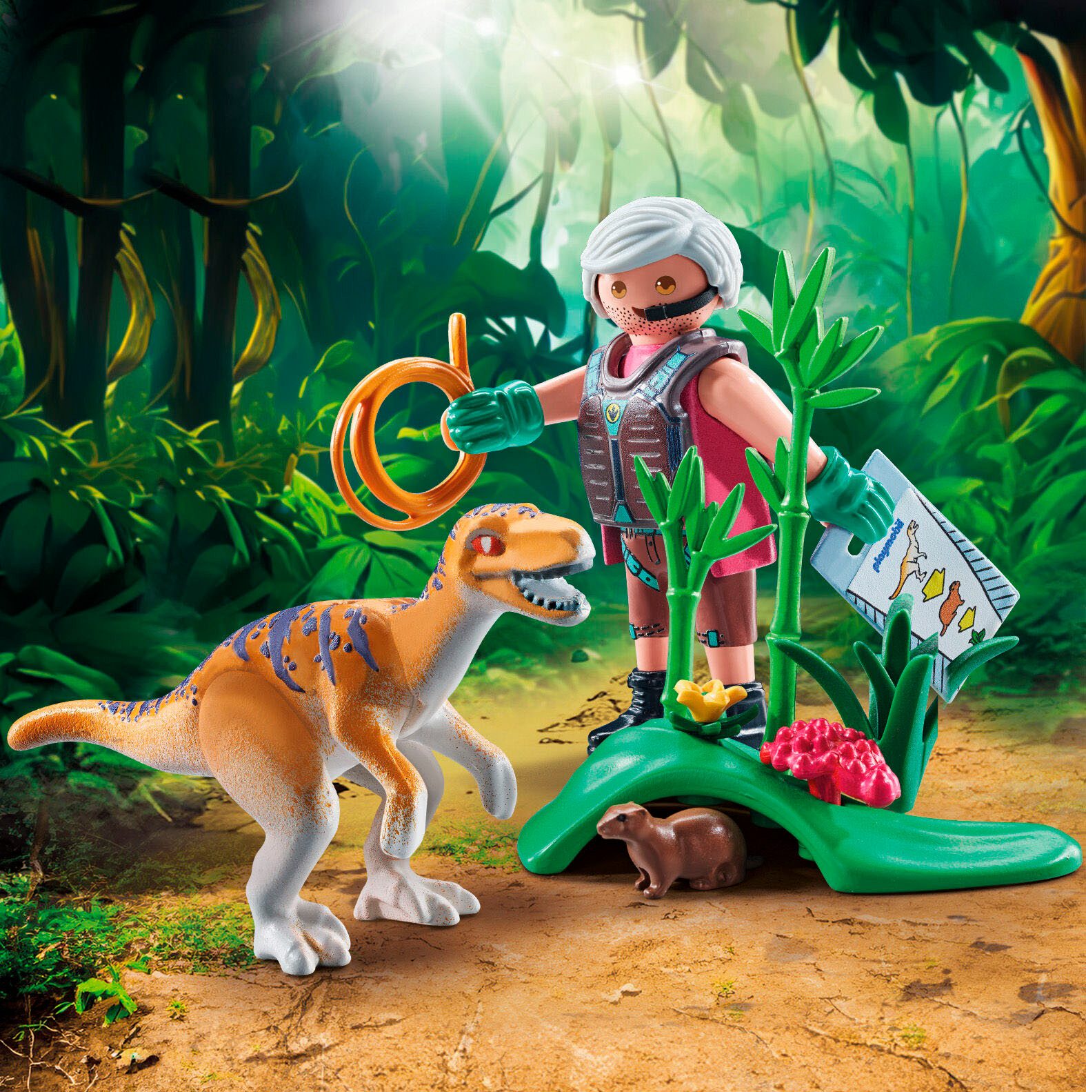 Playmobil® Constructie-speelset Velociraptor (71823), Playmobil Dinos (18-delig)