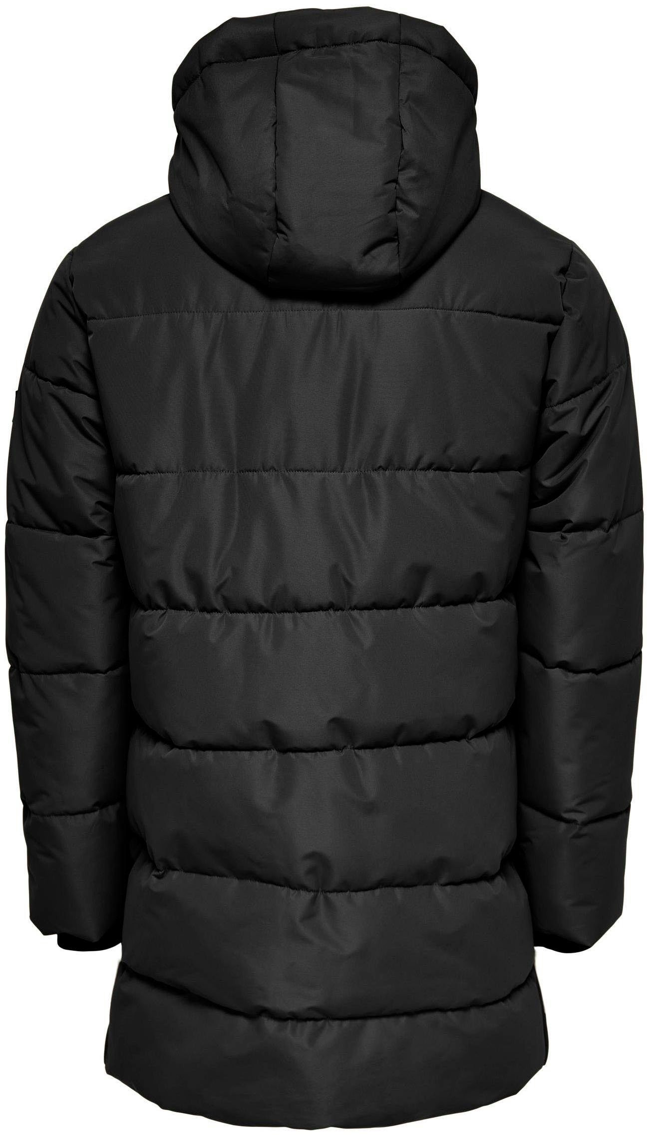 ONLY & SONS Gewatteerde jas ONSCARL LIFE LONG QUILTED COAT NOOS OTW