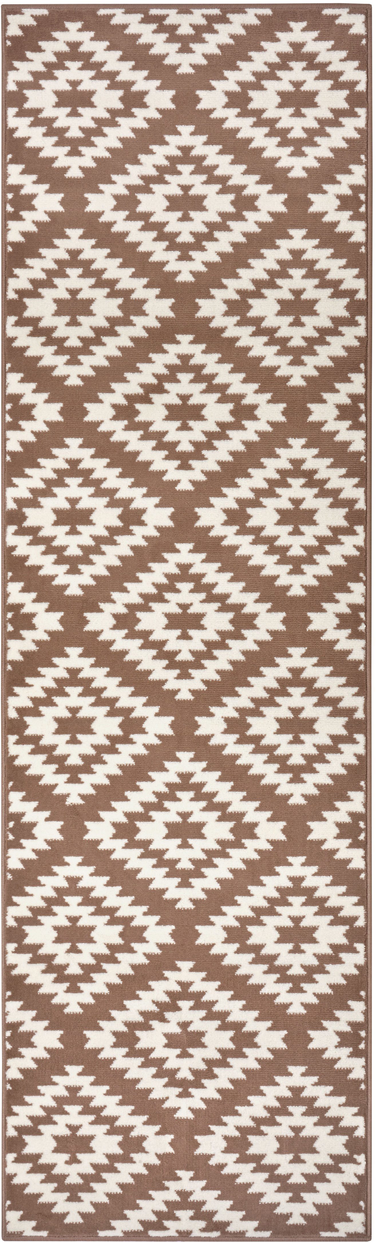 HANSE Home Loper Nordic Korte pool, ruit, vloerkleed, zacht, eetkamer, kinderkamer, hal, modern
