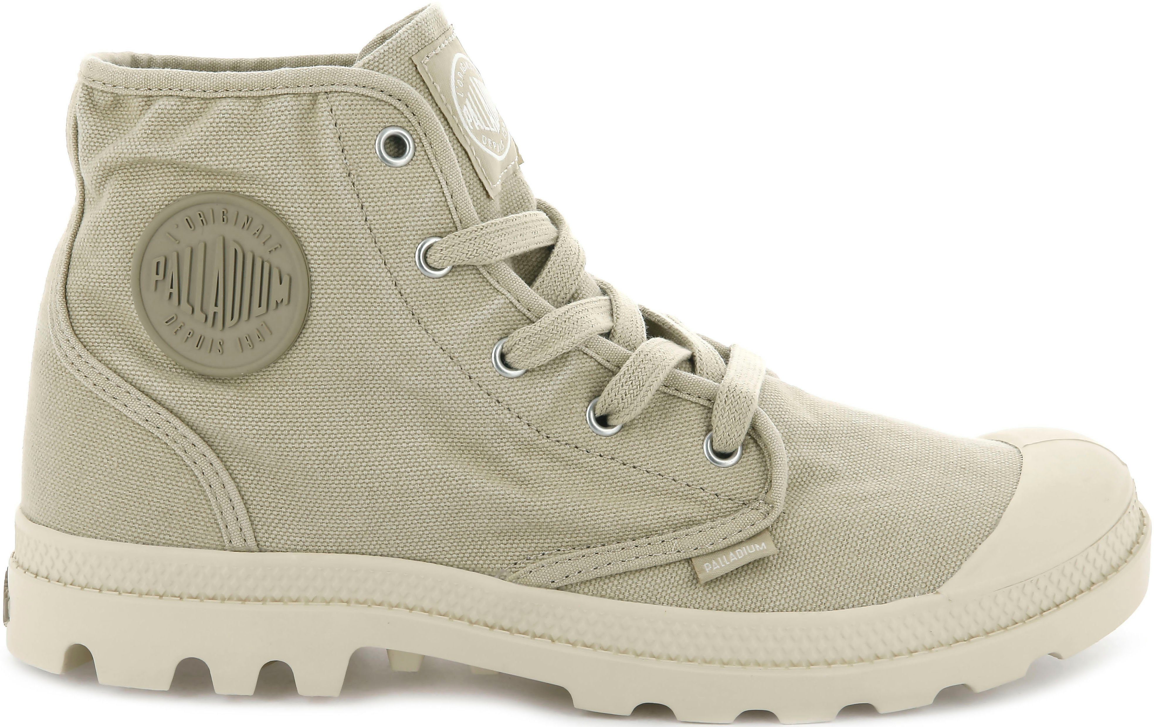 Palladium Hoge veterschoenen PAMPA HI W van textiel