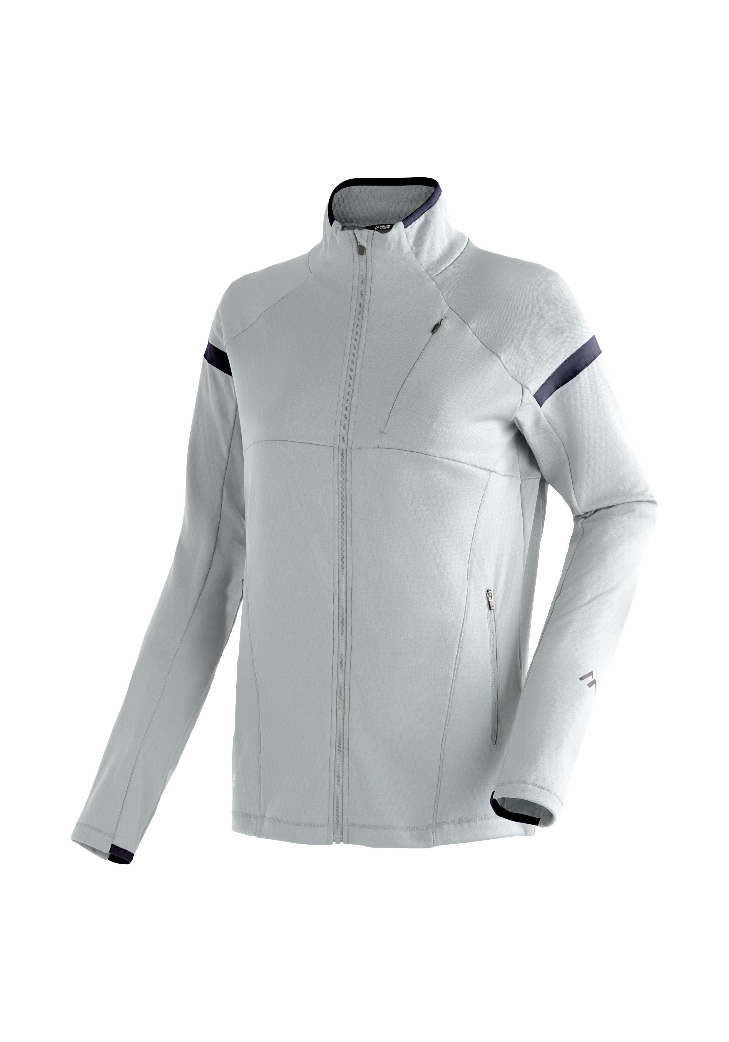 Maier Sports Functioneel shirt Granni W Dames midlayer-jack ademend en snel drogend fleece-jack