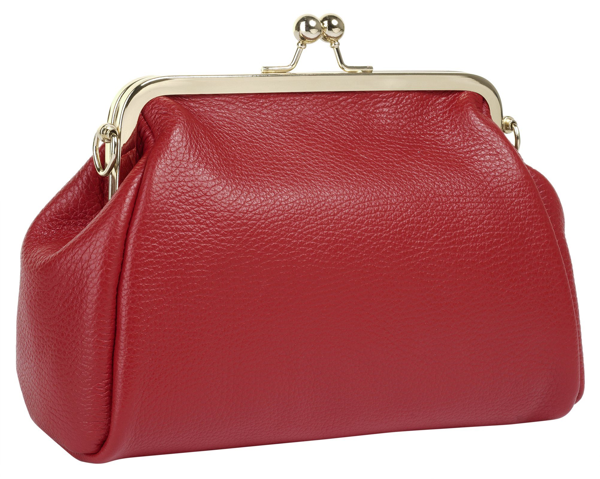 Cluty Avondtasje echt leer, made in italy