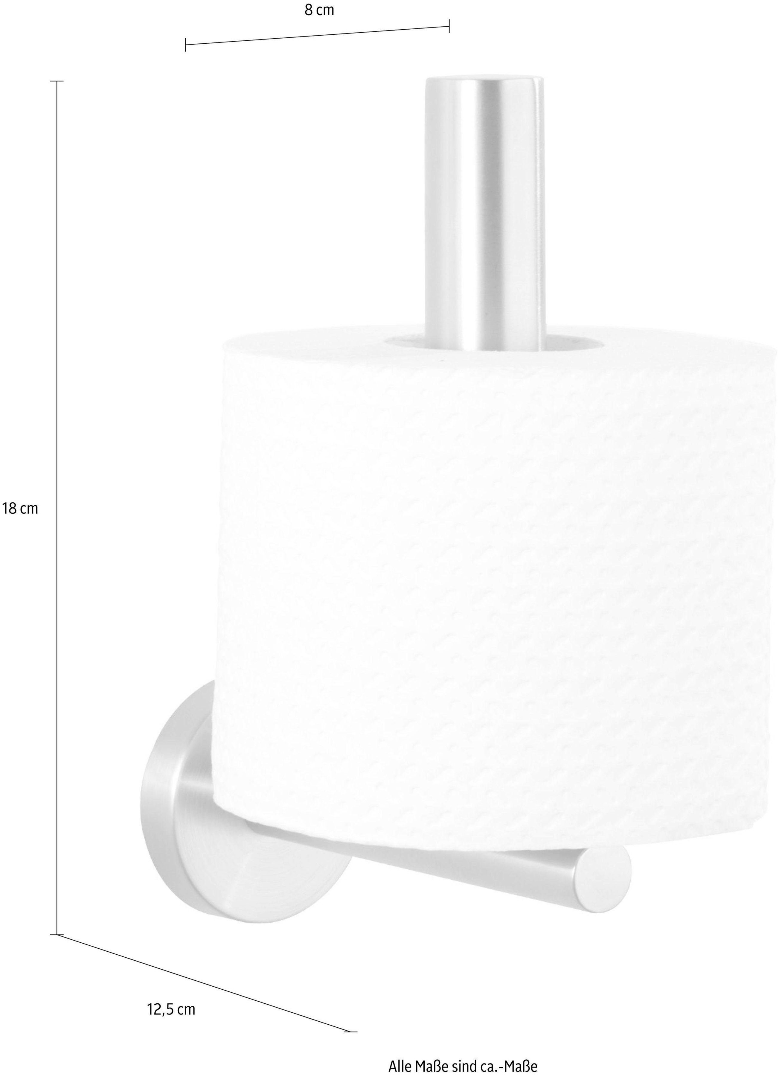 WENKO Toilet-voorraadrollenhouder Bosio Edelstaal, roestvrij