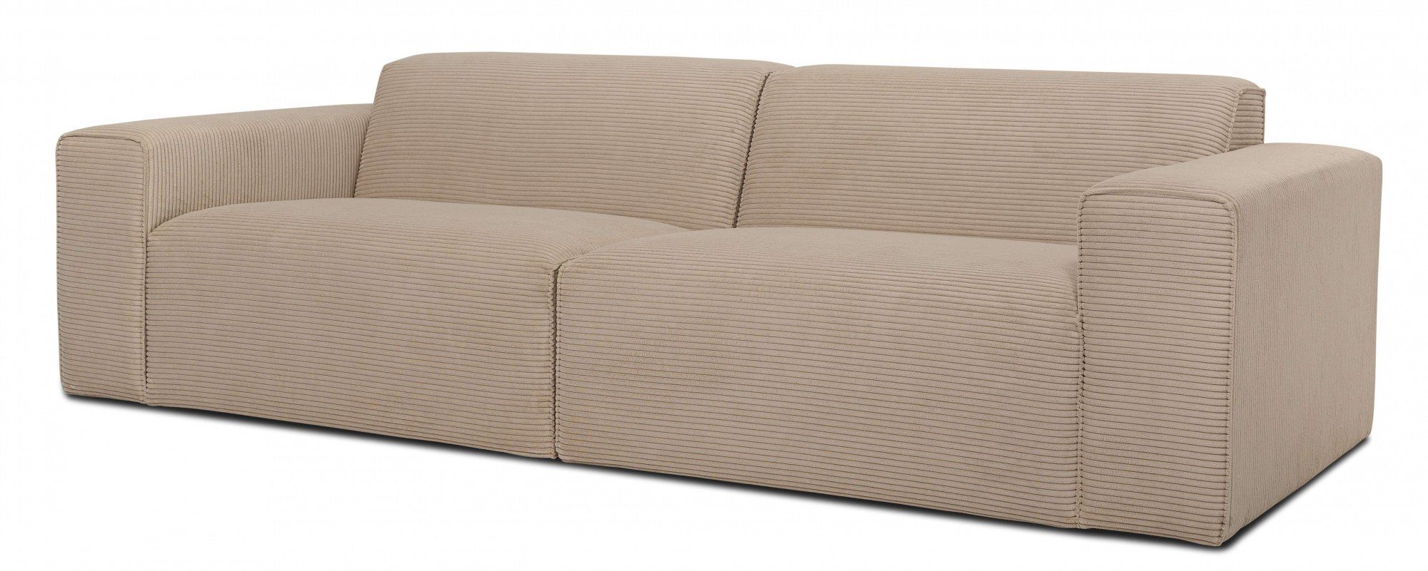 INOSIGN 3-zitsbank Clayton in een trendy ribfluwelen bekleding, diverse combinaties mogelijk