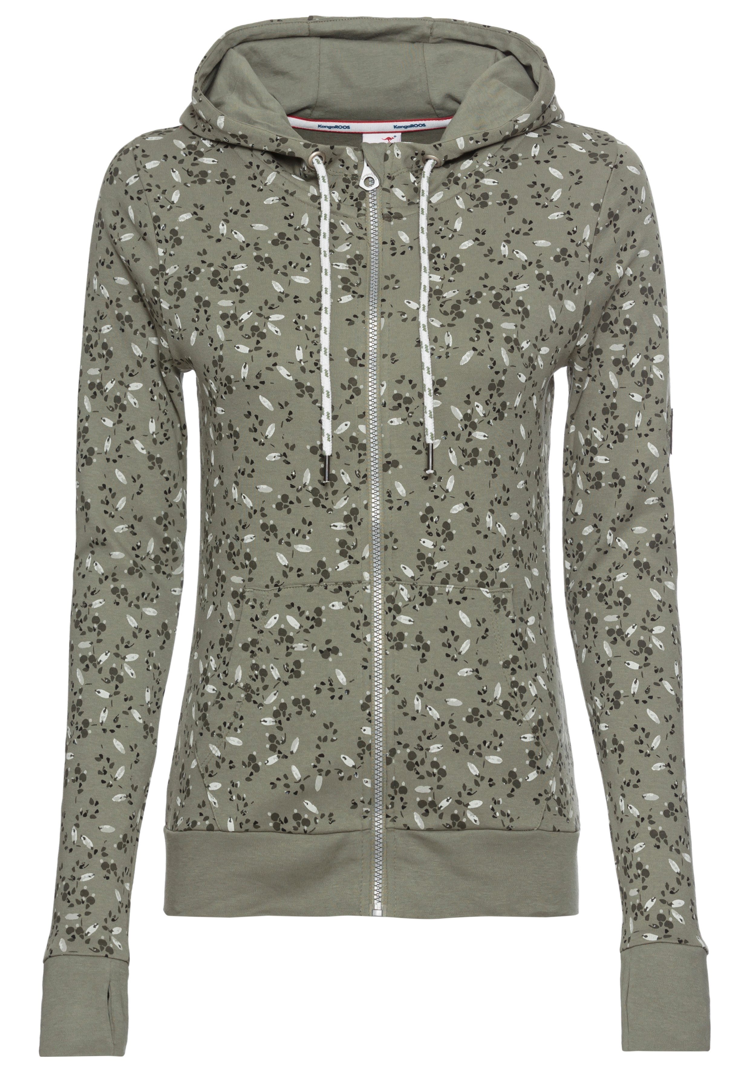 KangaROOS Sweatvest met print all-over - nieuwe collectie