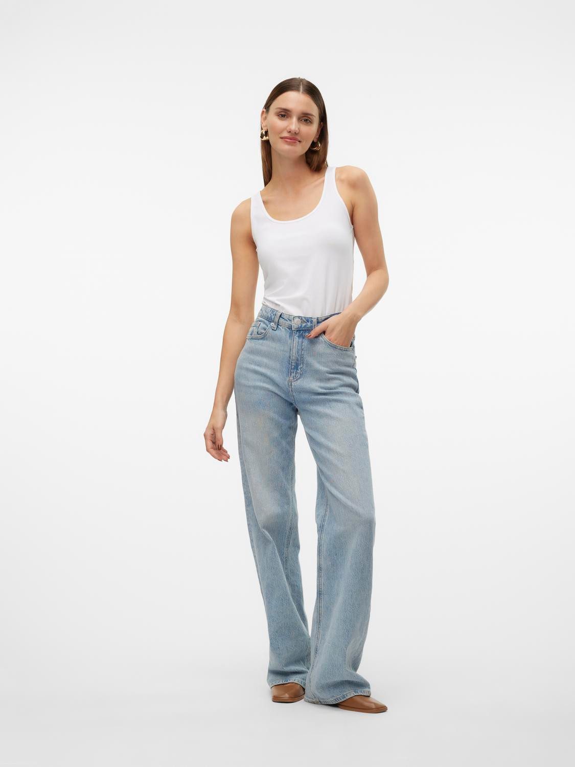 Vero Moda Shirttop VMLULU LONG TANK TOP JRS GA NOOS
