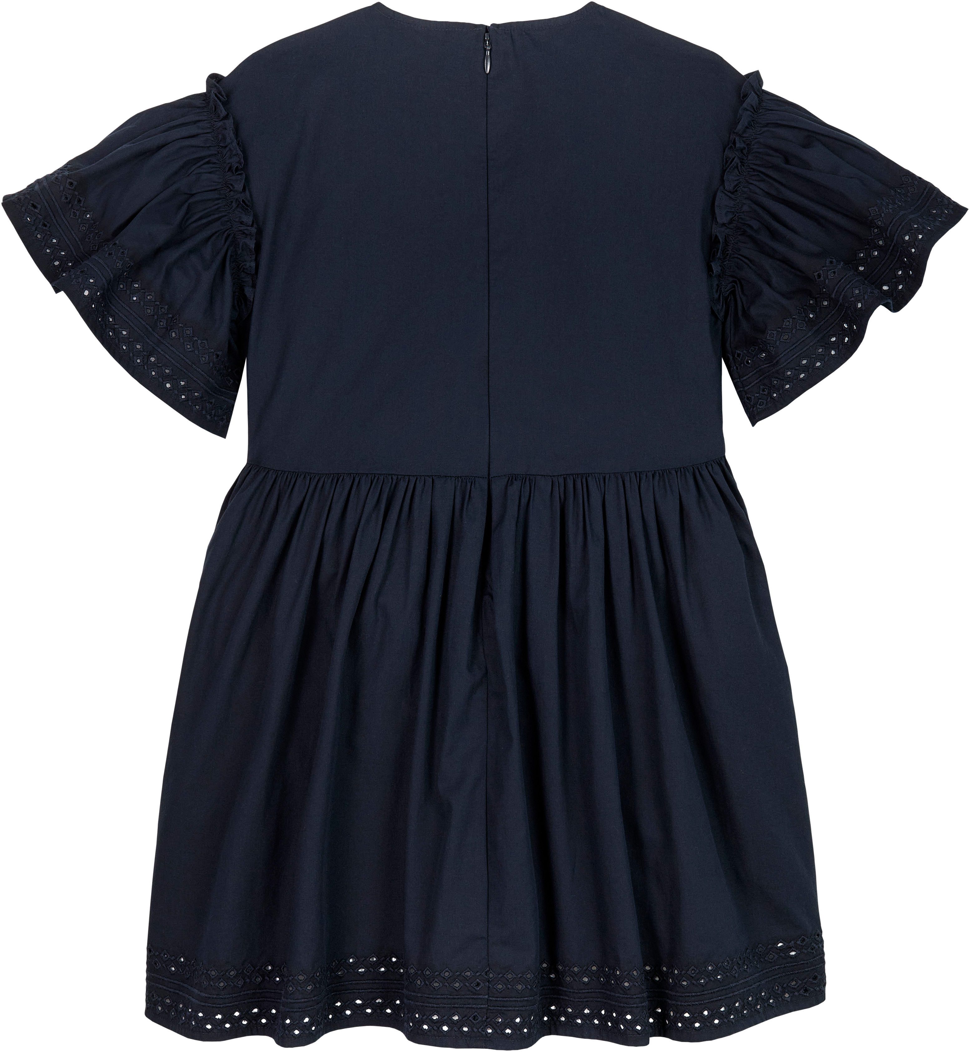 Tommy Hilfiger Jurk in a-lijn BRODERIE ANGLAISE DRESS SS Kinderen tot 16 jaar met logostiksel