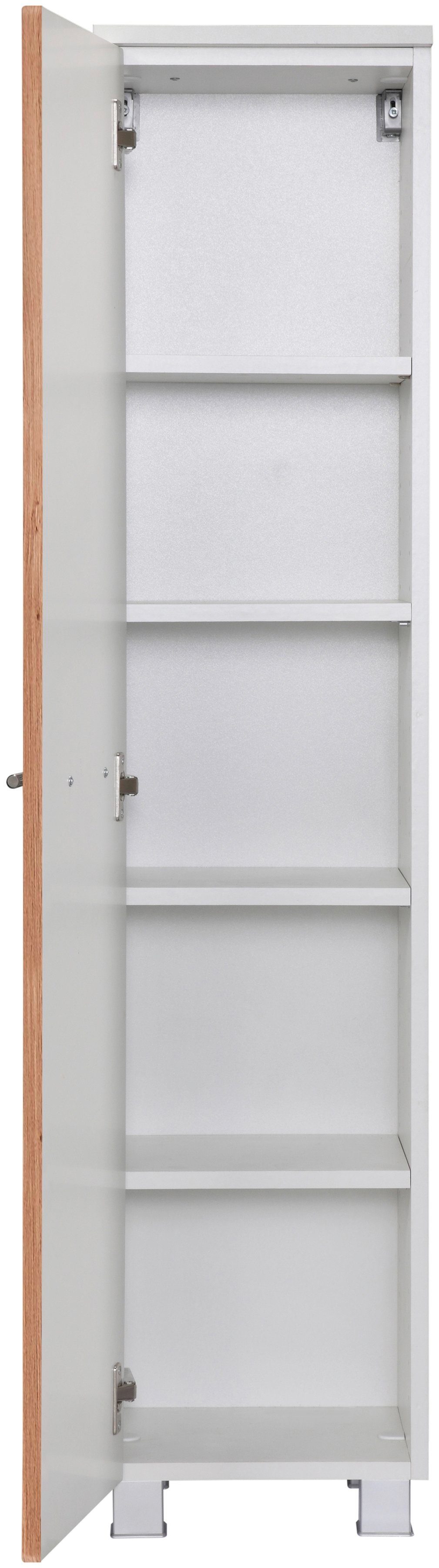 welltime Halfhoge kast Trento, in verschillende designs en kleuren Badkamermeubel, breedte 30 cm, 1 deur, Made in Germany