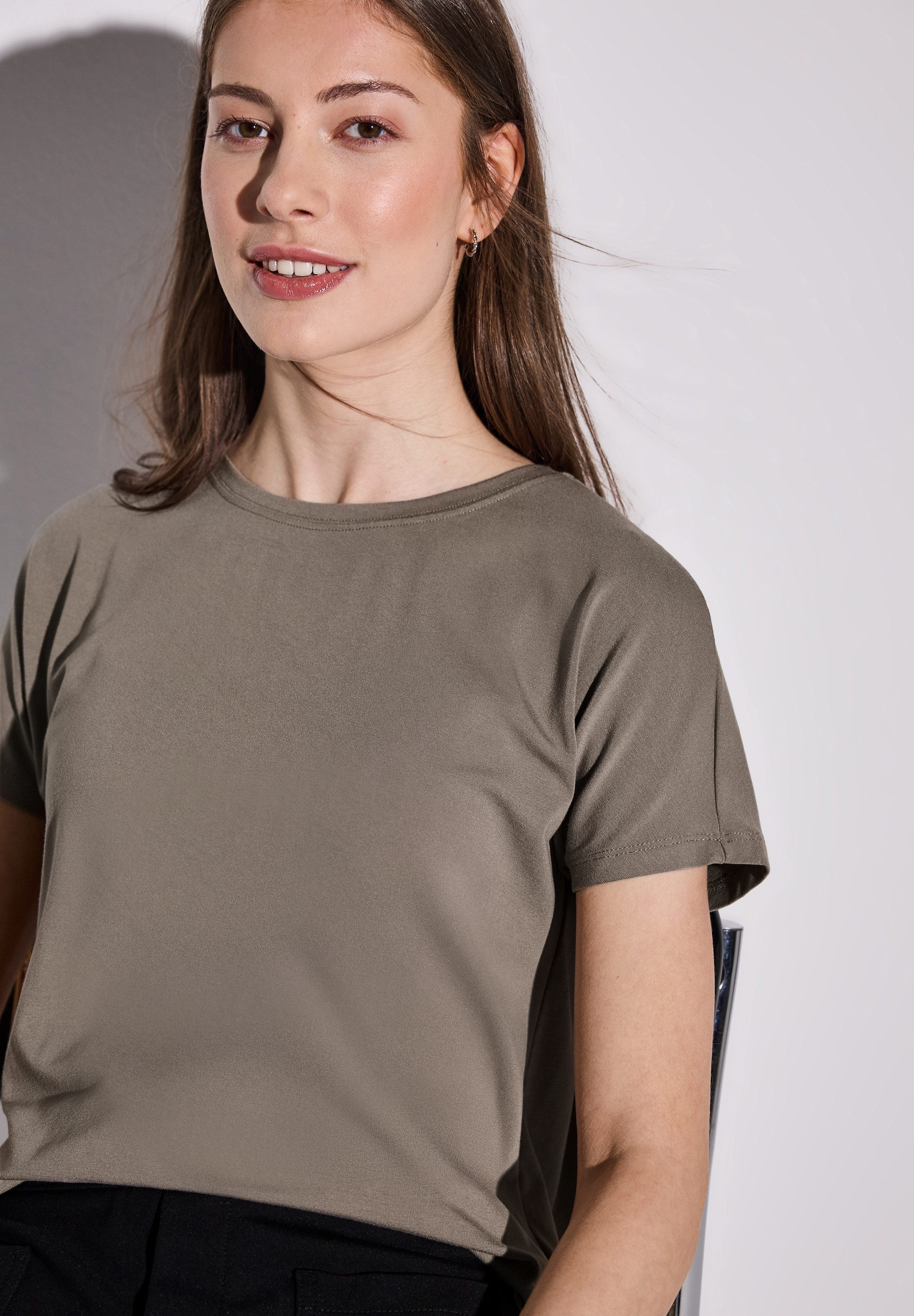 STREET ONE Shirttop Style Crista met hangende schouders