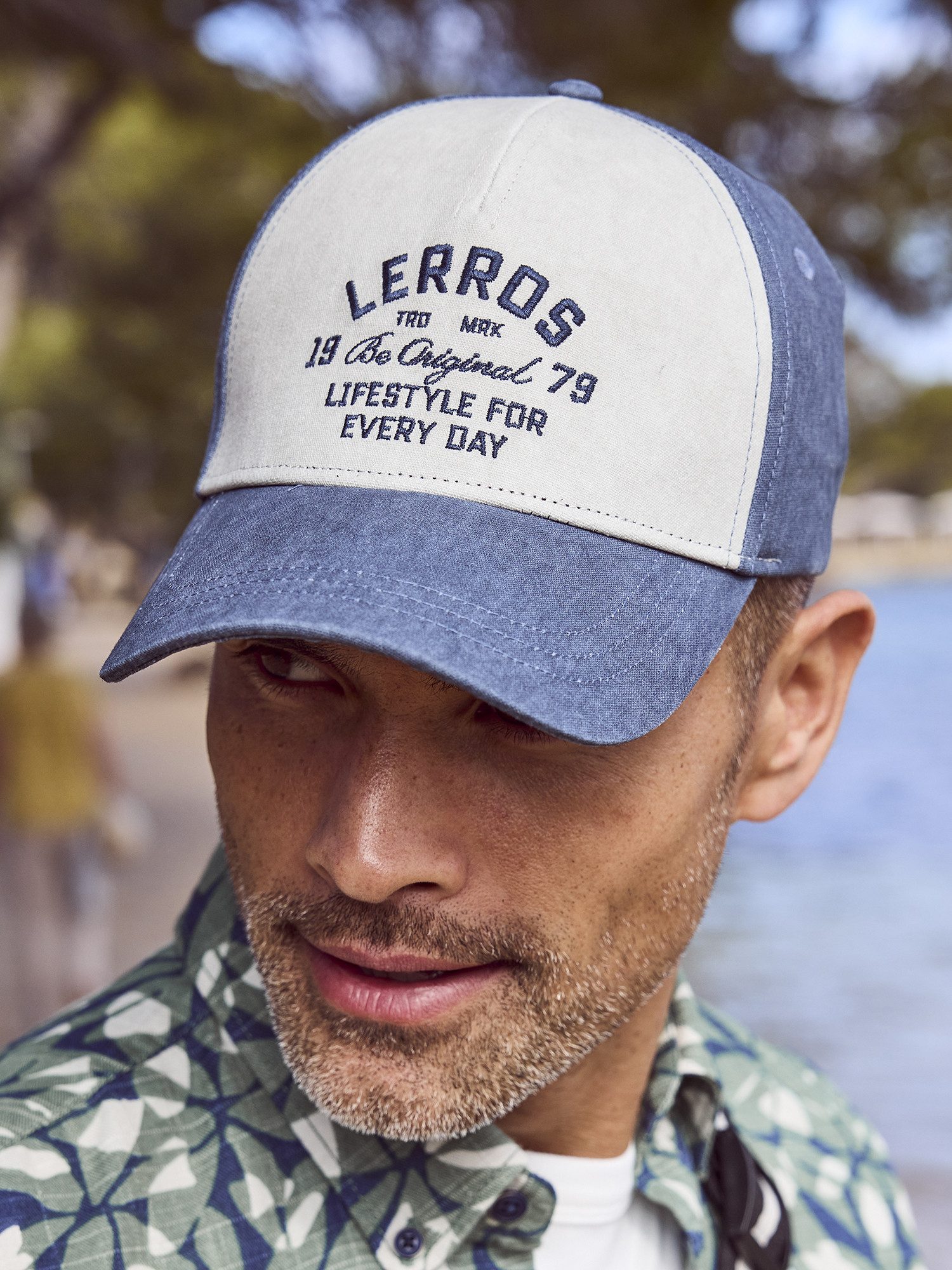 Lerros Baseball pet LERROS basecap in structuurkatoen