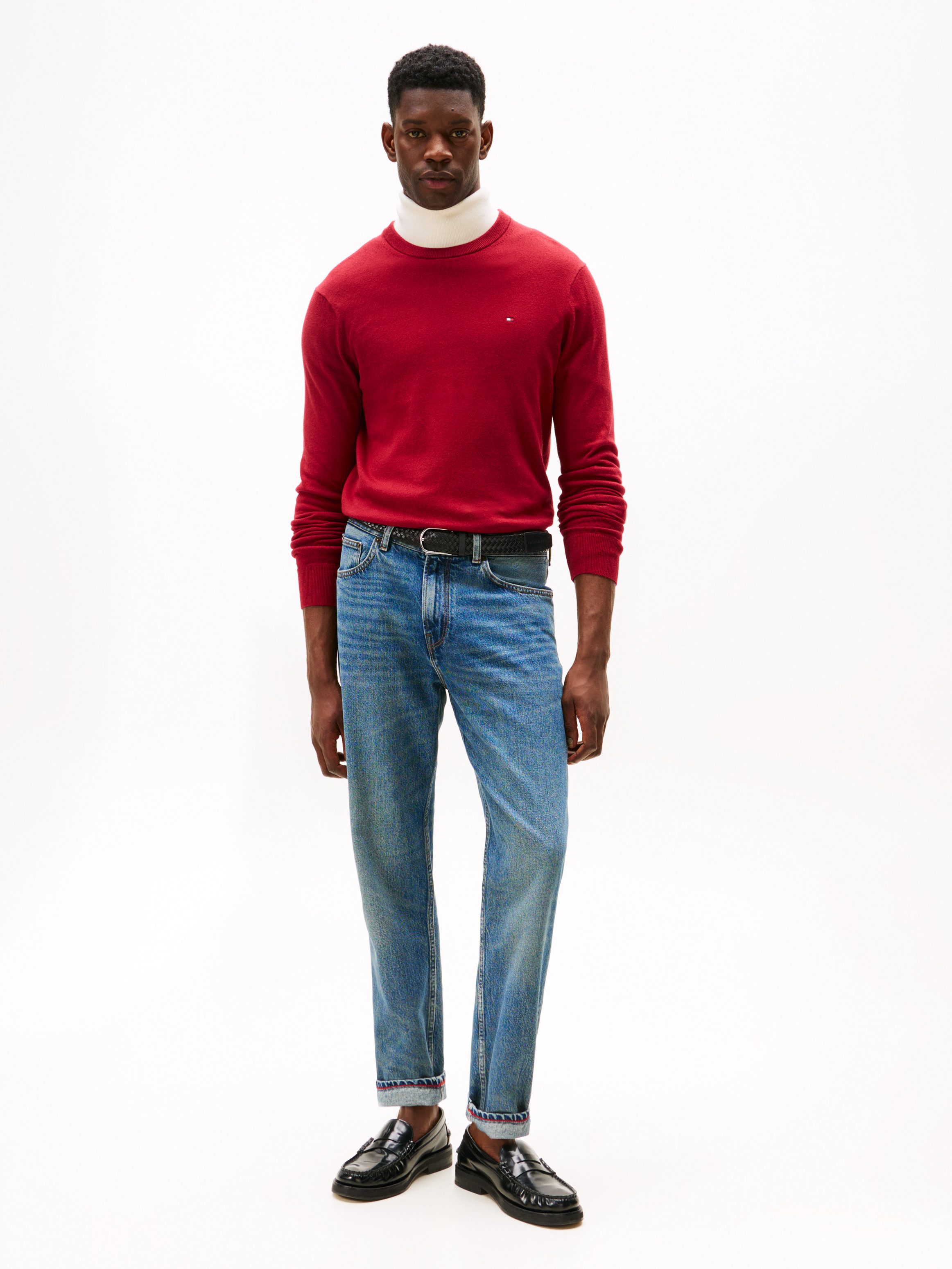 Tommy Hilfiger Trui met ronde hals PIMA ORG CTN CASHMERE CREW NECK