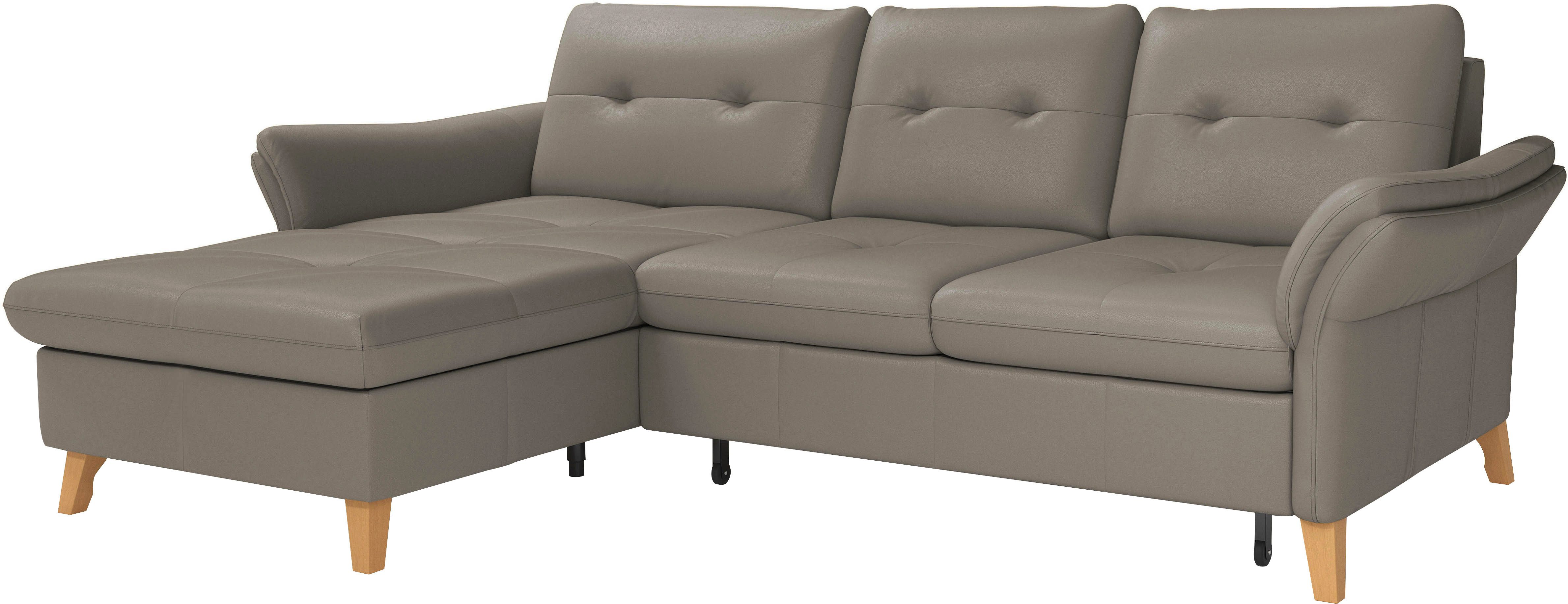 sit&more Hoekbank Göteborg Zitdiepteverstelling en binnenvering, naar keuze met slaapfunctie