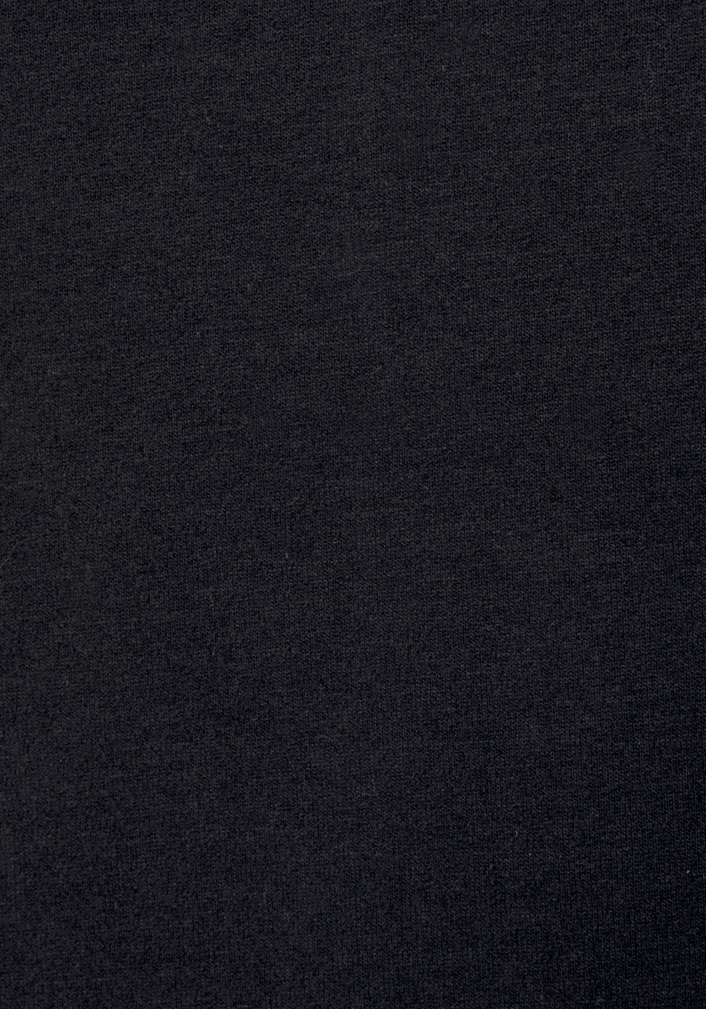Elbsand Capuchonsweatvest Kria met logoprint achter, casual vrijetijdjack met zakken
