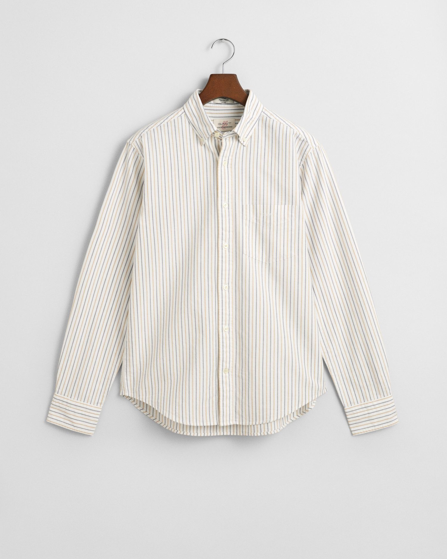 Gant Overhemd met lange mouwen REG OXFORD STRIPE SHIRT unisex, in lichte oxford-kwaliteit