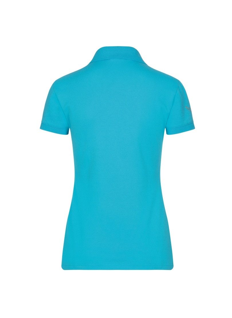 Trigema Poloshirt TRIGEMA poloshirt met kristallen (1-delig)