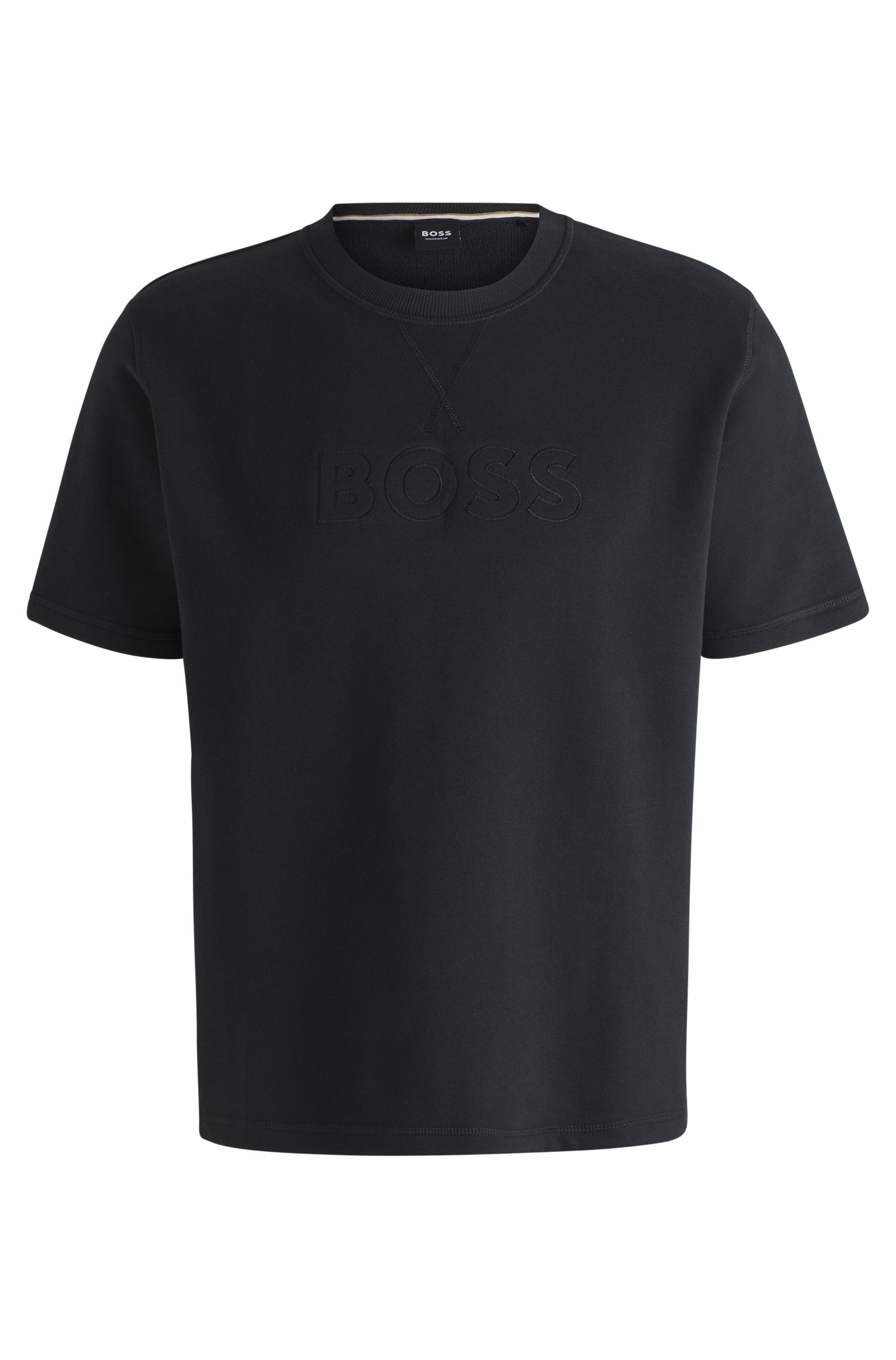 BOSS T-shirt David met groot logoborduursel