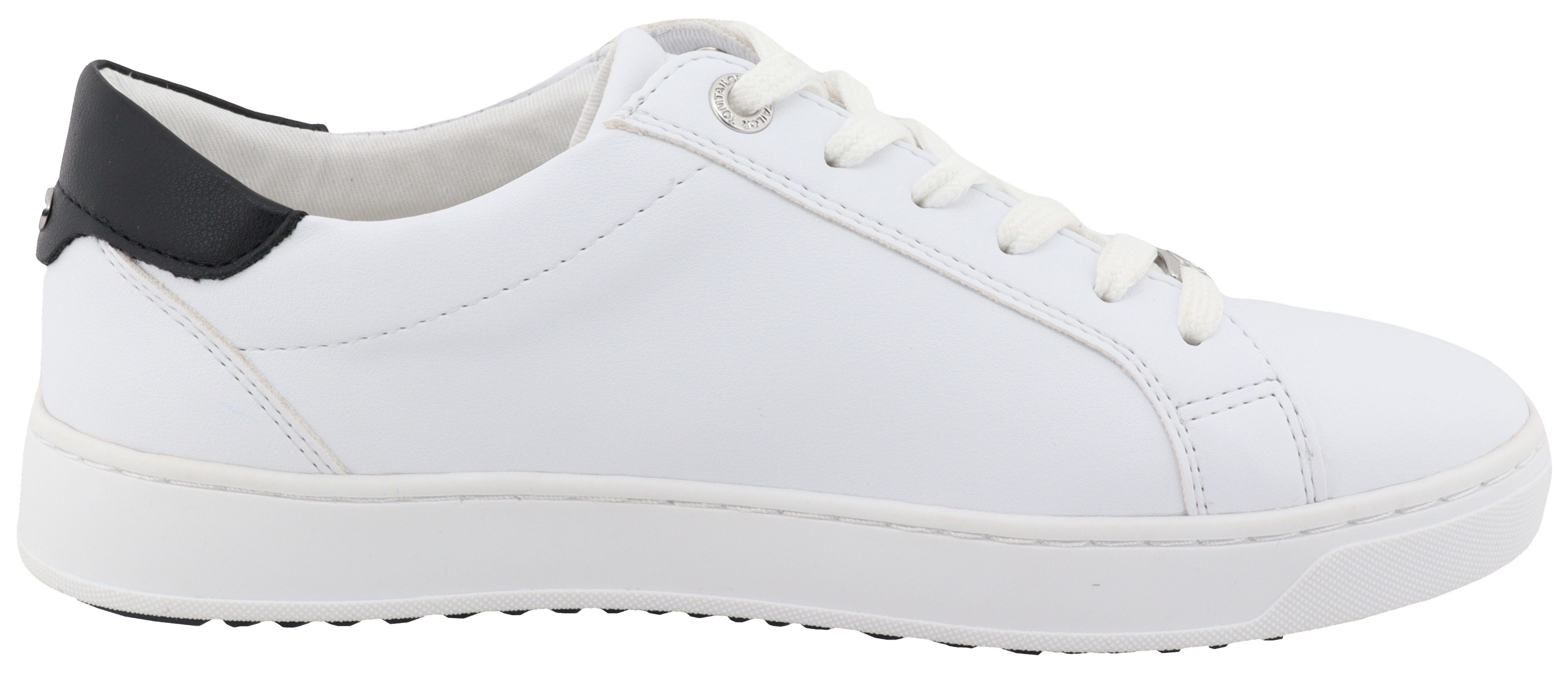 Tom Tailor Plateausneakers Ellen met tom tailor borduurwerk, vrijetijdsschoen, lage schoen, veterschoen