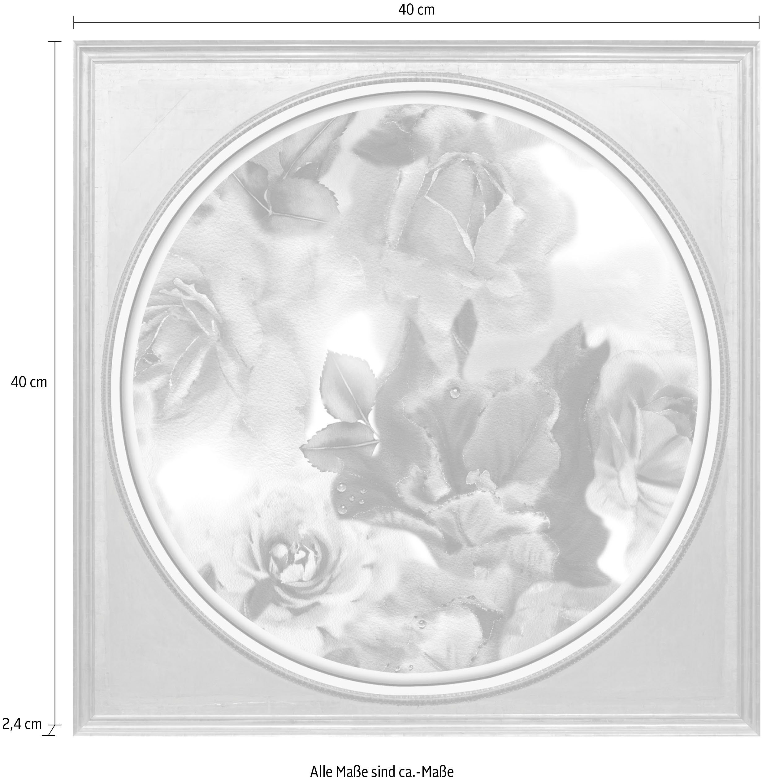 queence Artprint op acrylglas Bloemen Fine Art-print in galeriekwaliteit