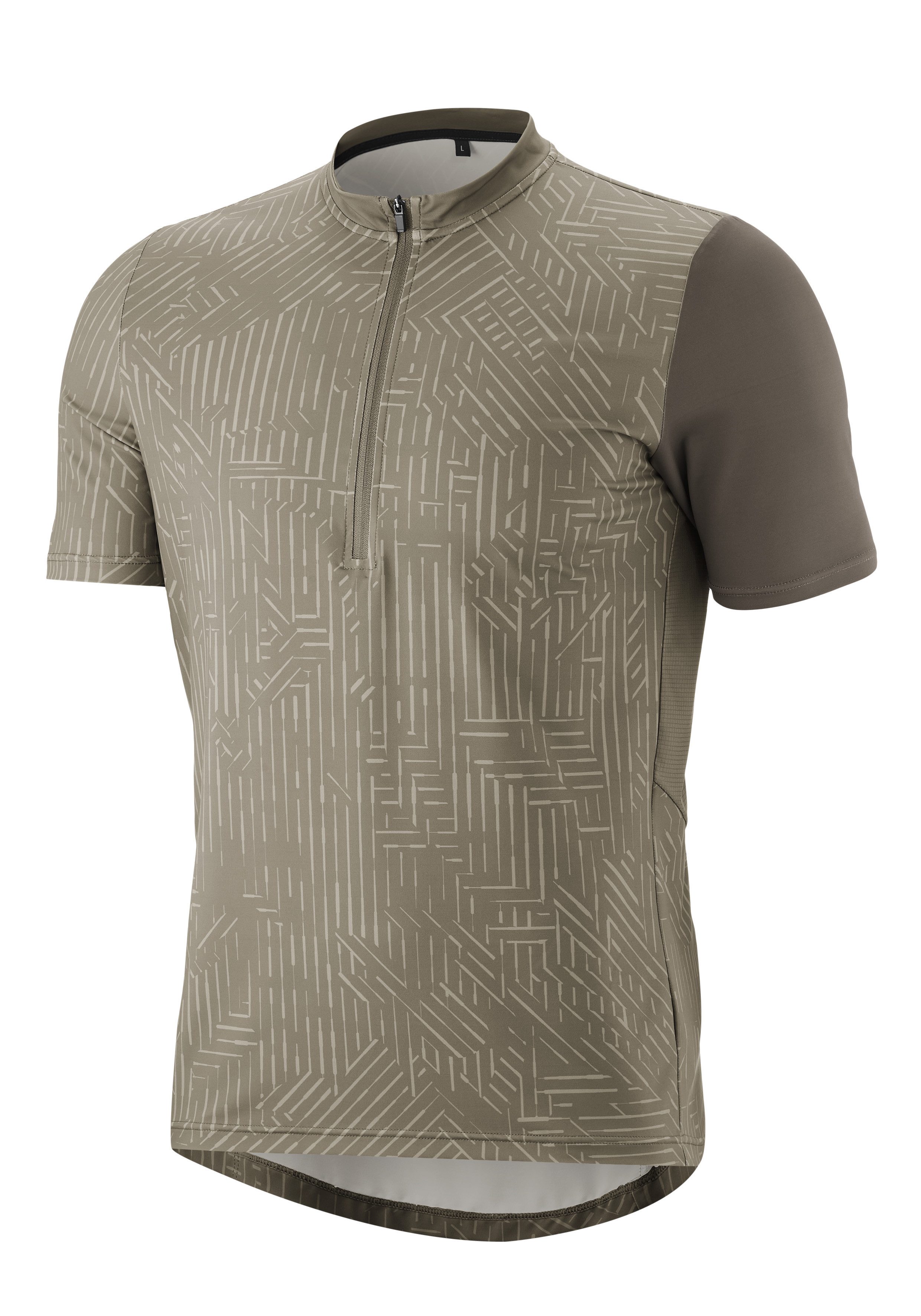 Gonso Fietsshirt Adventure Jersey Halfzip M Heren fiets trui korte mouwen, rugzak met rits, quick-dry, slim fit