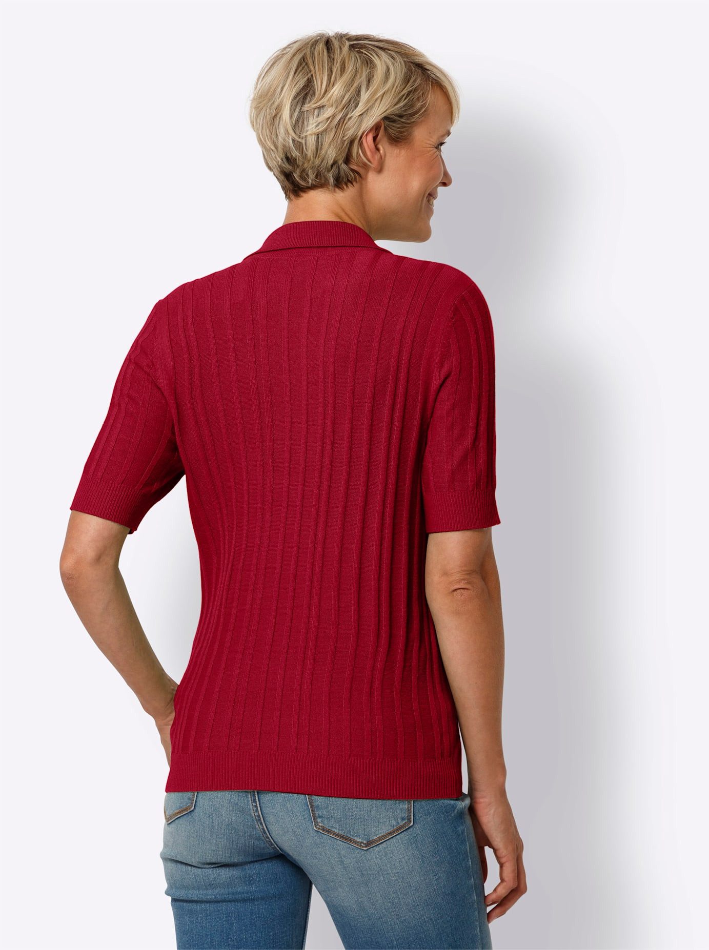 Classic Basics Trui met polokraag Trui met korte mouwen