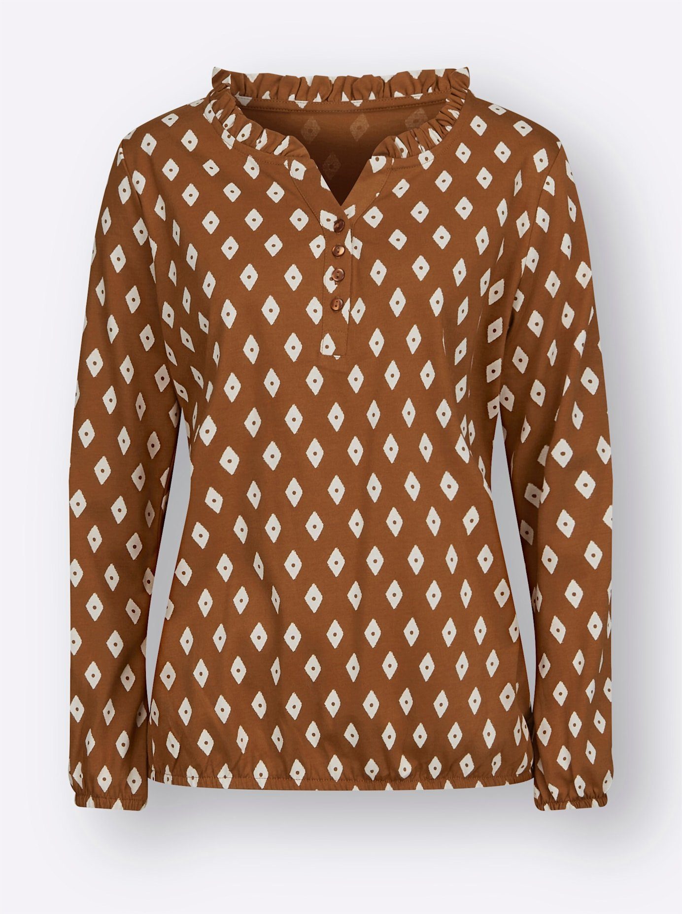 Classic Inspirationen Shirt met lange mouwen Gedessineerd shirt (1-delig)