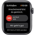 apple smartwatch watch nike se gps, 44 mm grijs