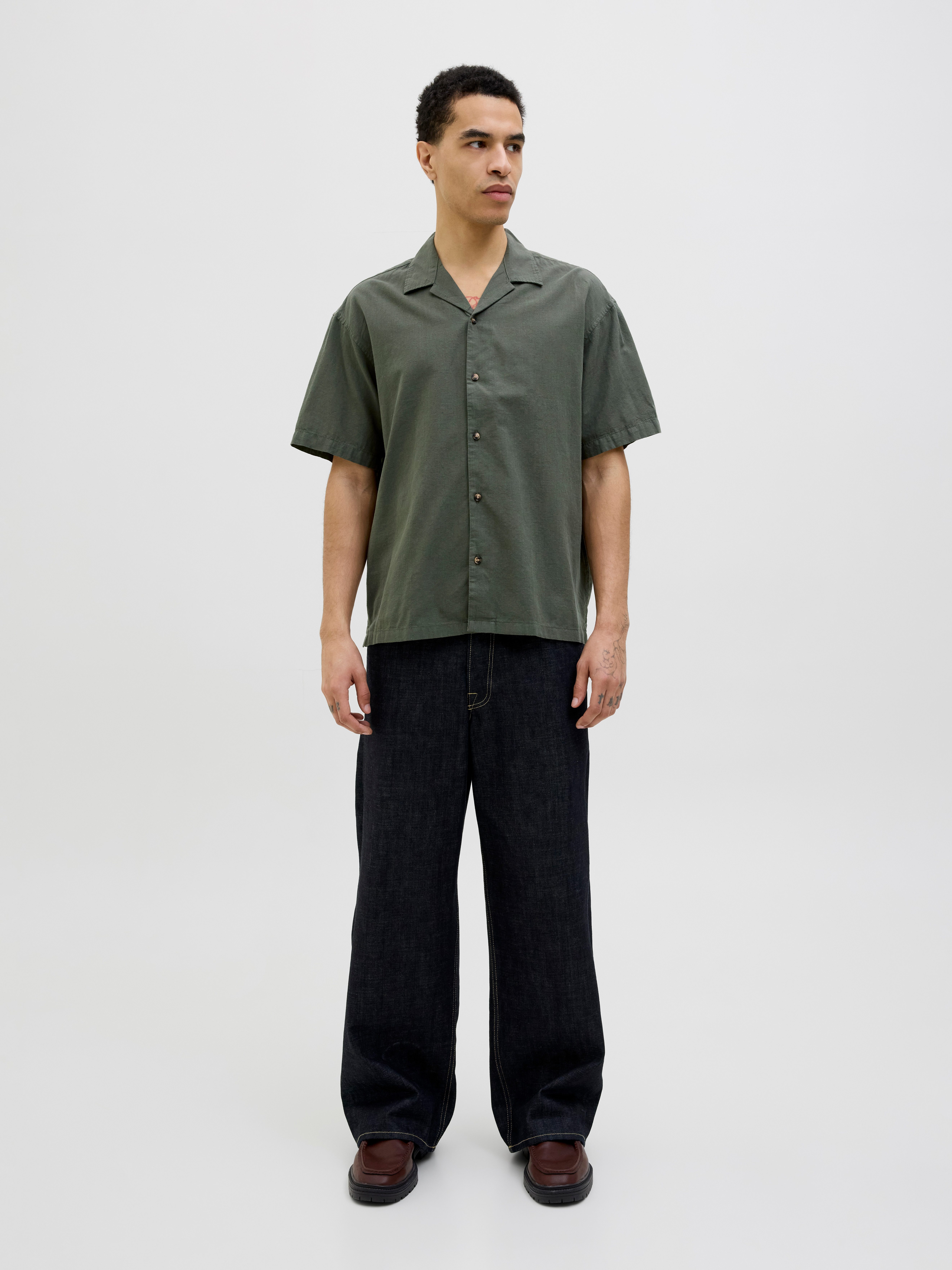 Jack & Jones Overhemd met korte mouwen JJESUMMER RESORT SHIRT SS SN
