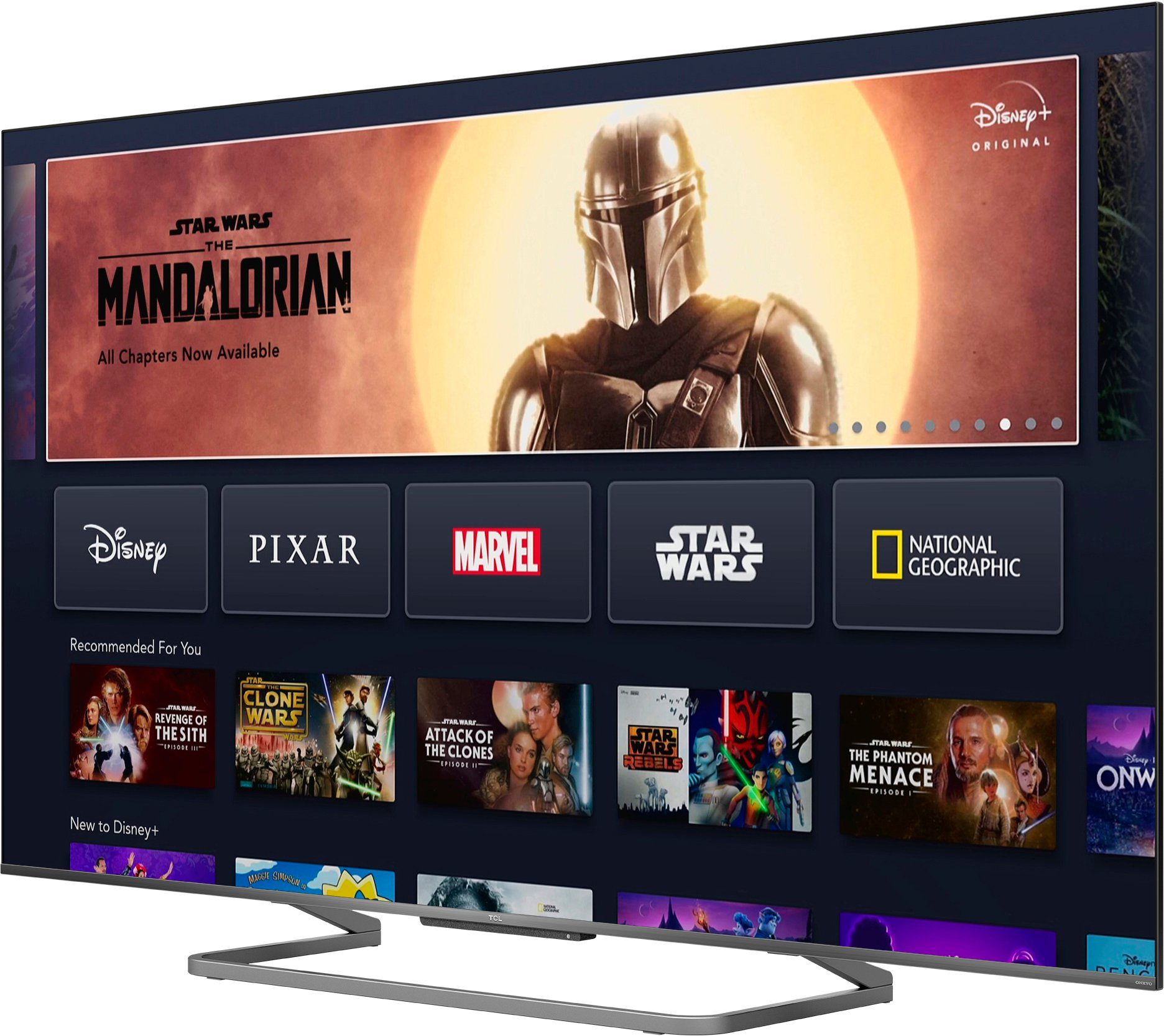 TCL QLED-TV 75C728X1, 189 cm / 75", 4K Ultra HD, Android TV, Android 11, Onkyo-geluidssysteem, gaming tv