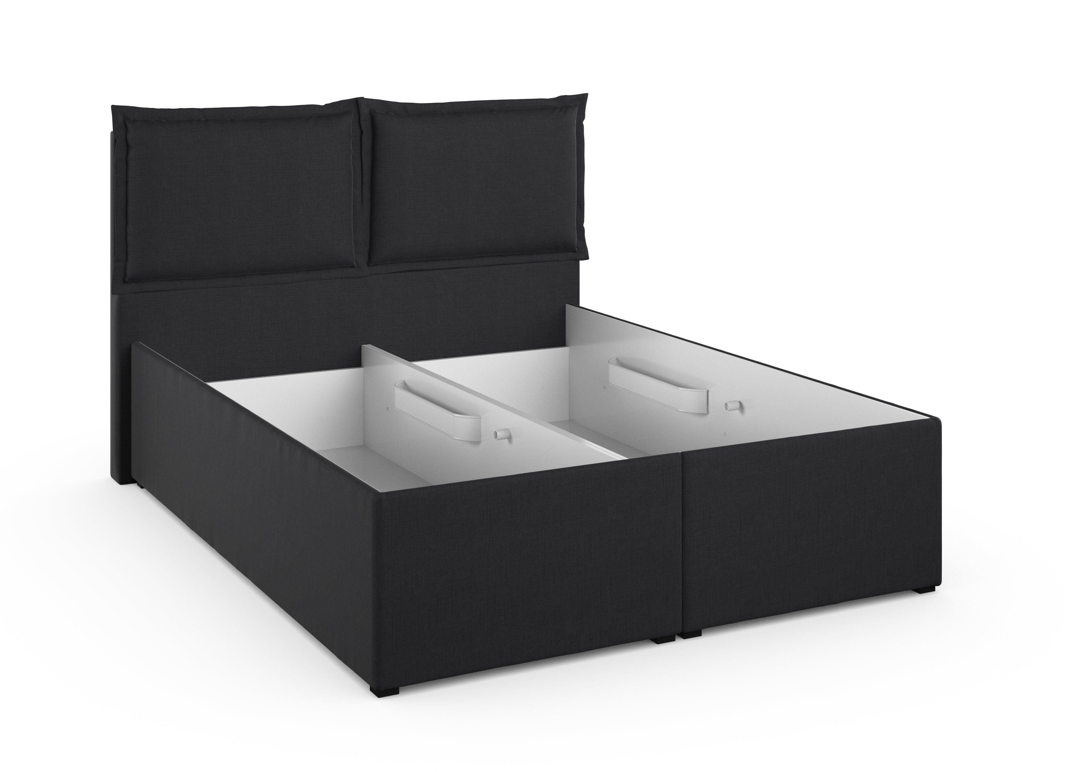 Maintal Gestoffeerd bed Lyara naar keuze zonder matras of kies uit 3 matrassoorten