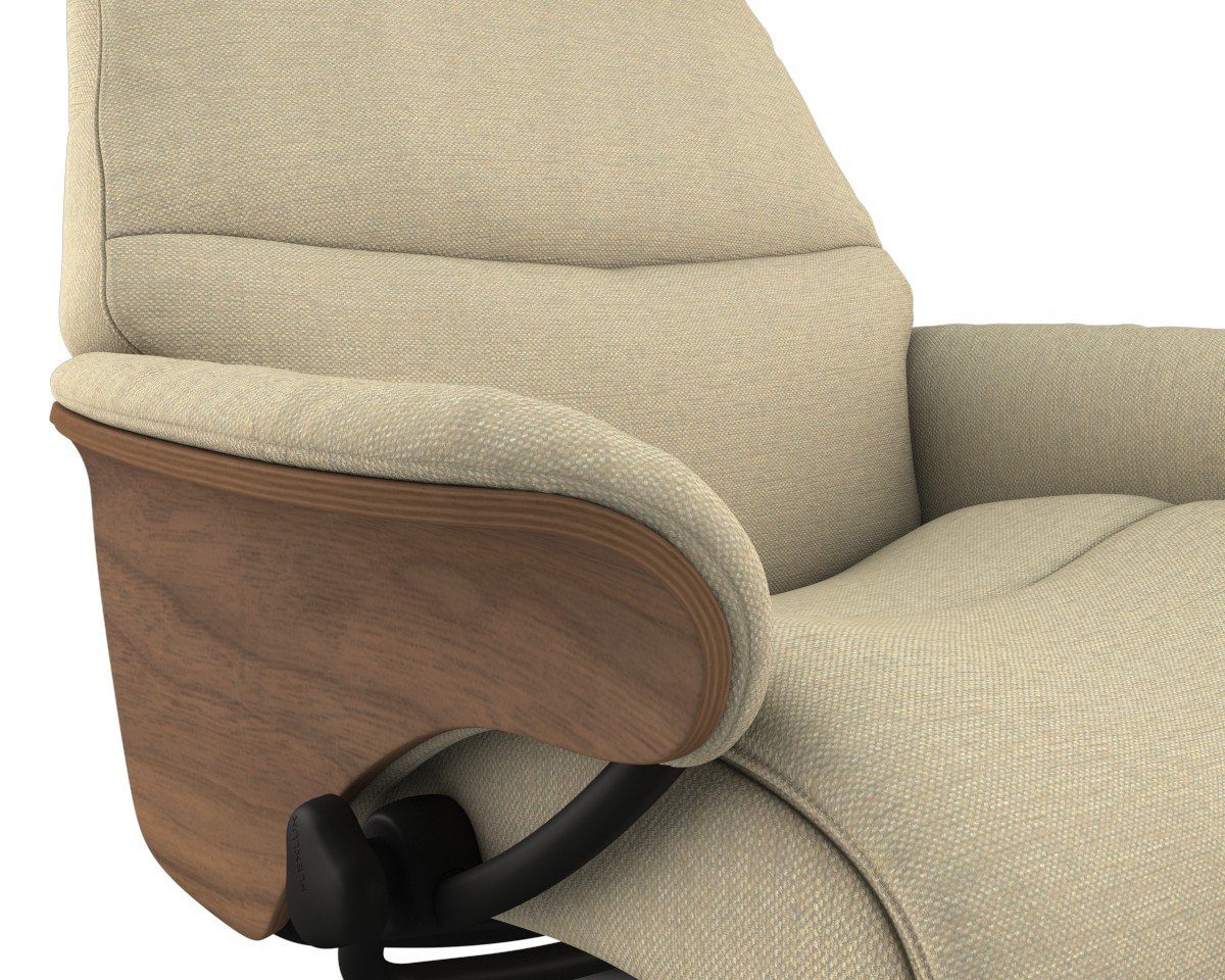 FLEXLUX Relaxfauteuil Aarhus, functionele stoel, gestoffeerde stoel, armleuningen, TV-fauteuil