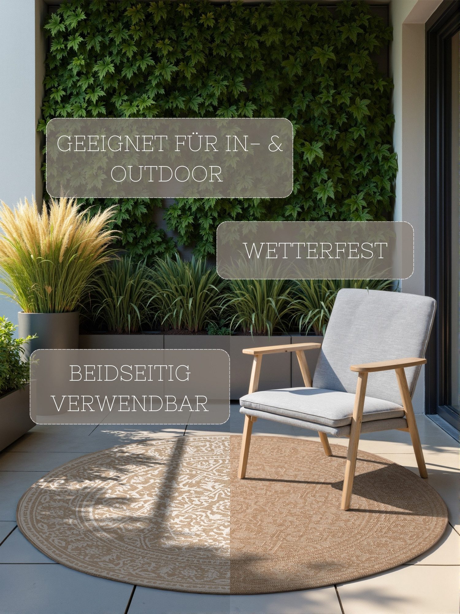NORTHRUGS Outdoorkleed Kona omkeerbaar tapijt