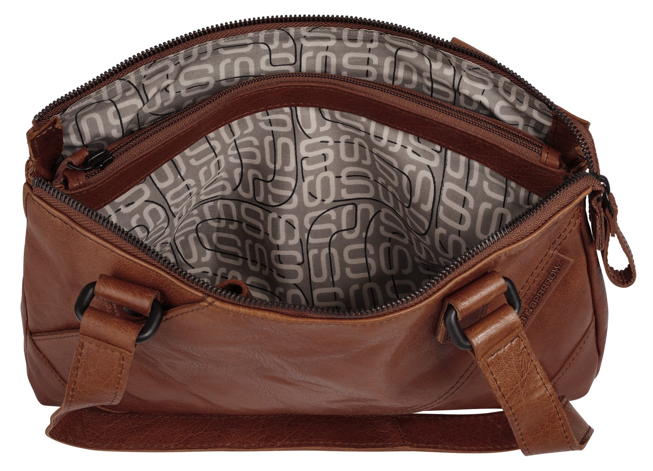 Spikes & Sparrow Tas echt leder