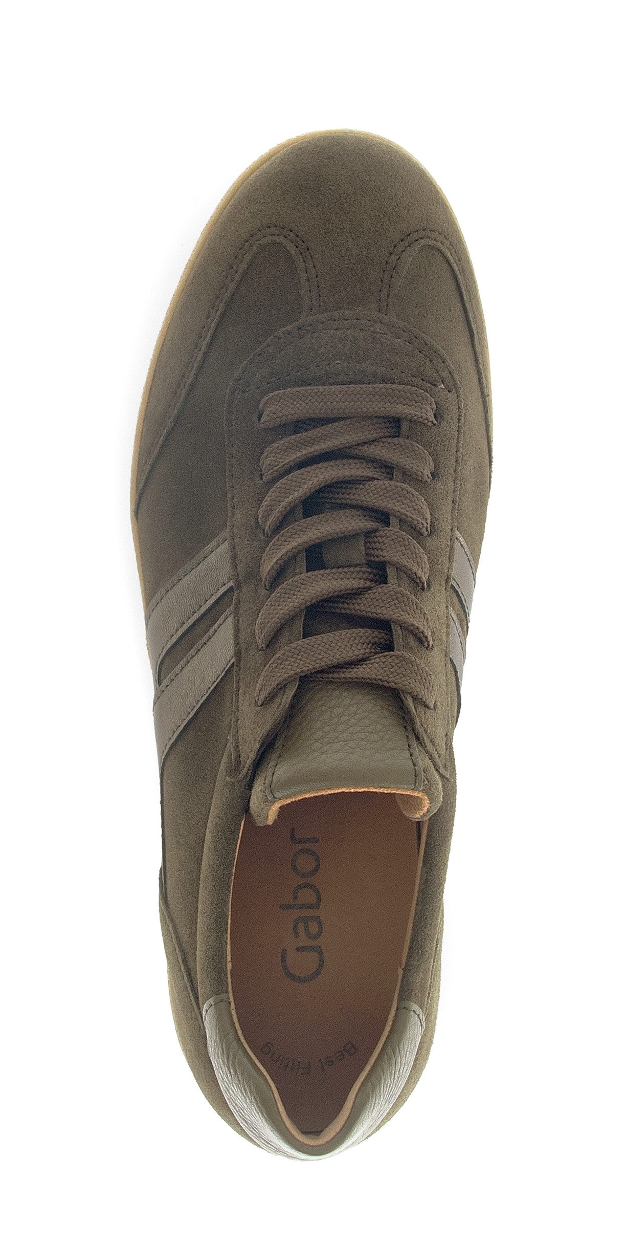 Gabor Plateausneakers , vrijetijdsschoen, halfschoen, veterschoen met gepolsterde schacht