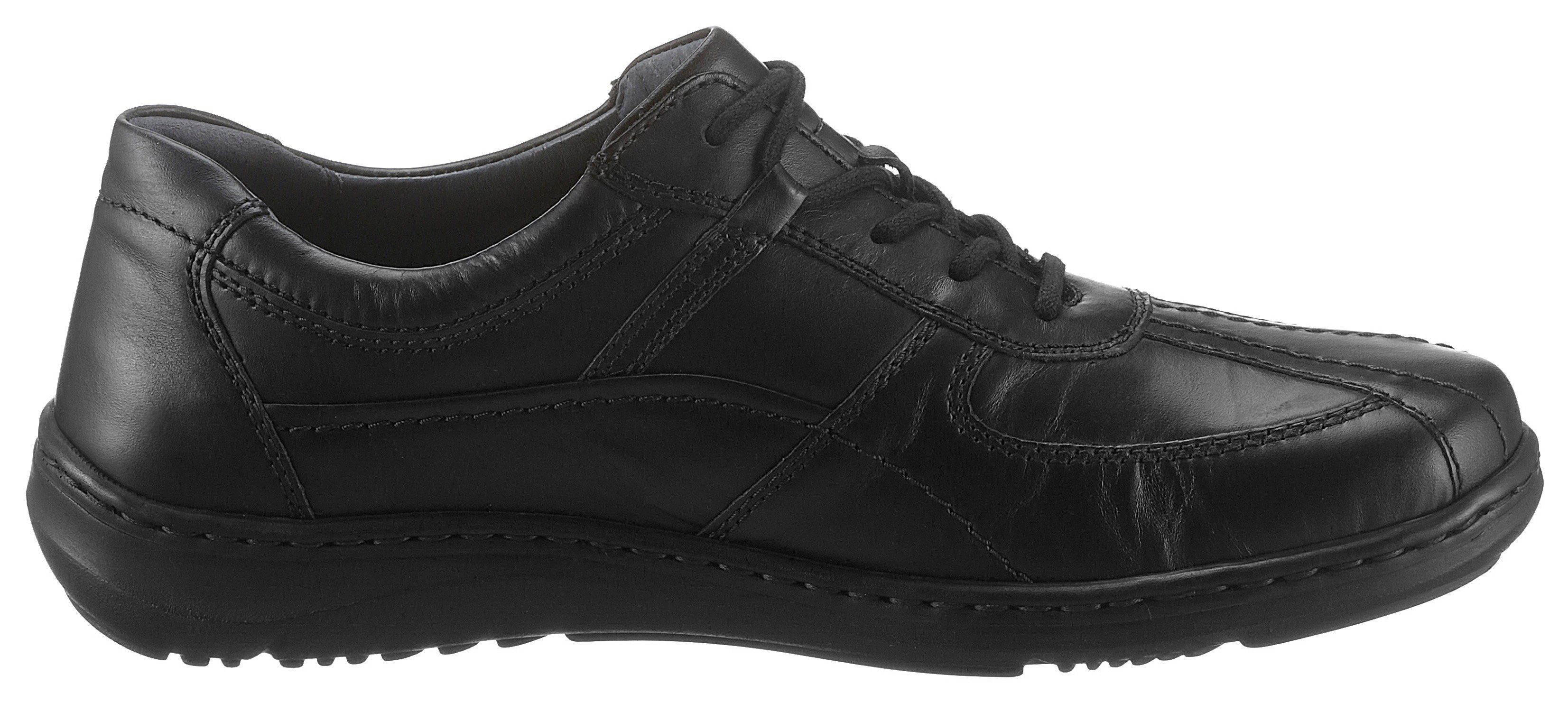 Waldläufer Veterschoenen Herwig met verwisselbare binnenzool, g-breedte, vrijetijdsschoen, lage schoen, veterschoen