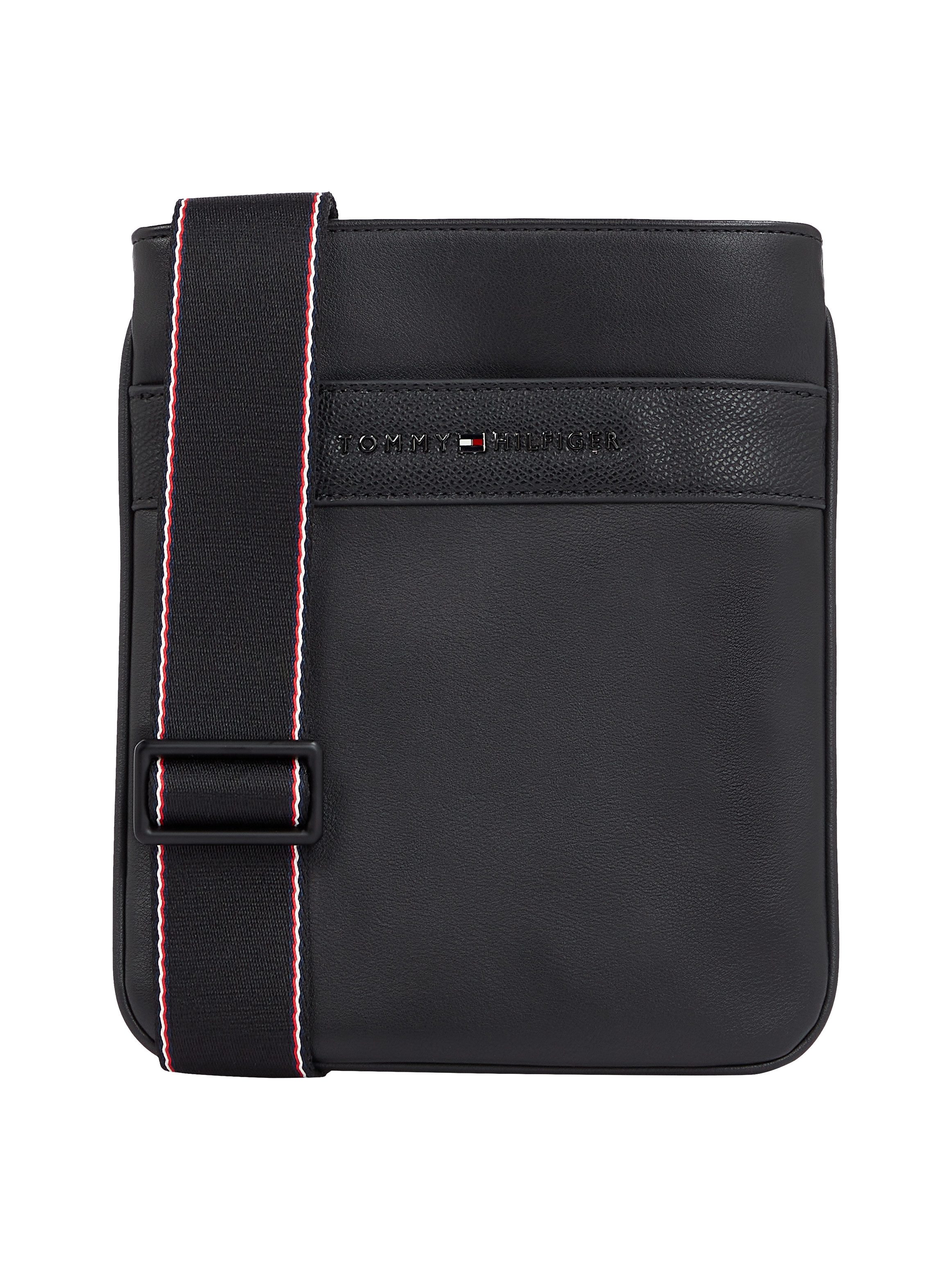 Tommy Hilfiger Schoudertas TH CORP MINI CROSSOVER , heren schoudertas, messenger bag met elegante logo-opdruk