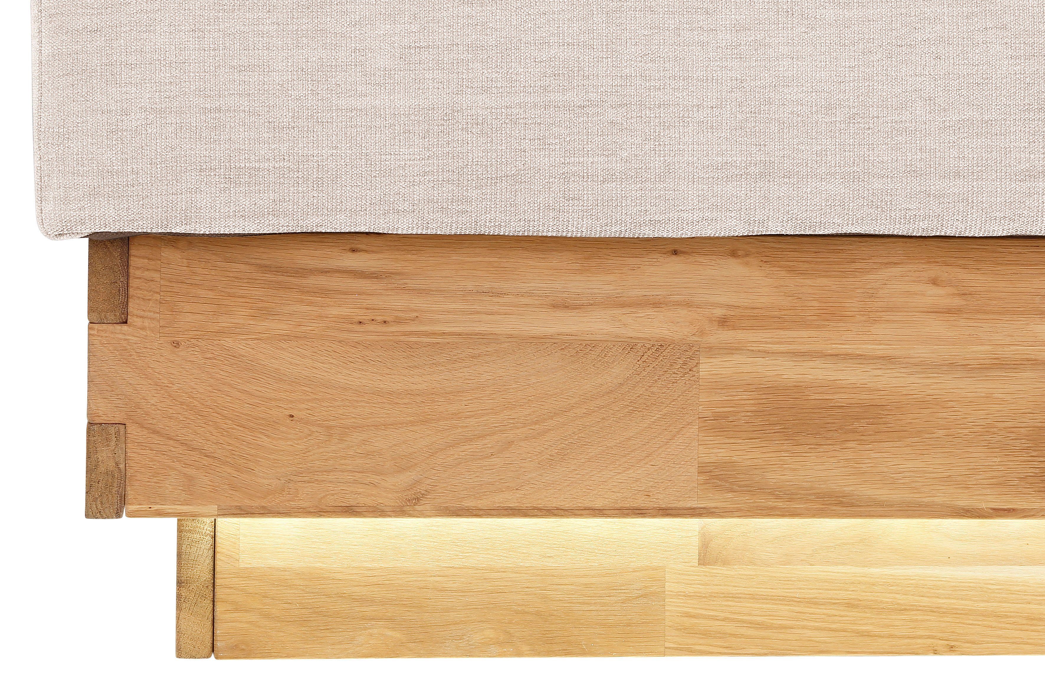 OTTO products Boxspring Ledverlichting, met gecertificeerde, gerecyclede overtrekstoffen