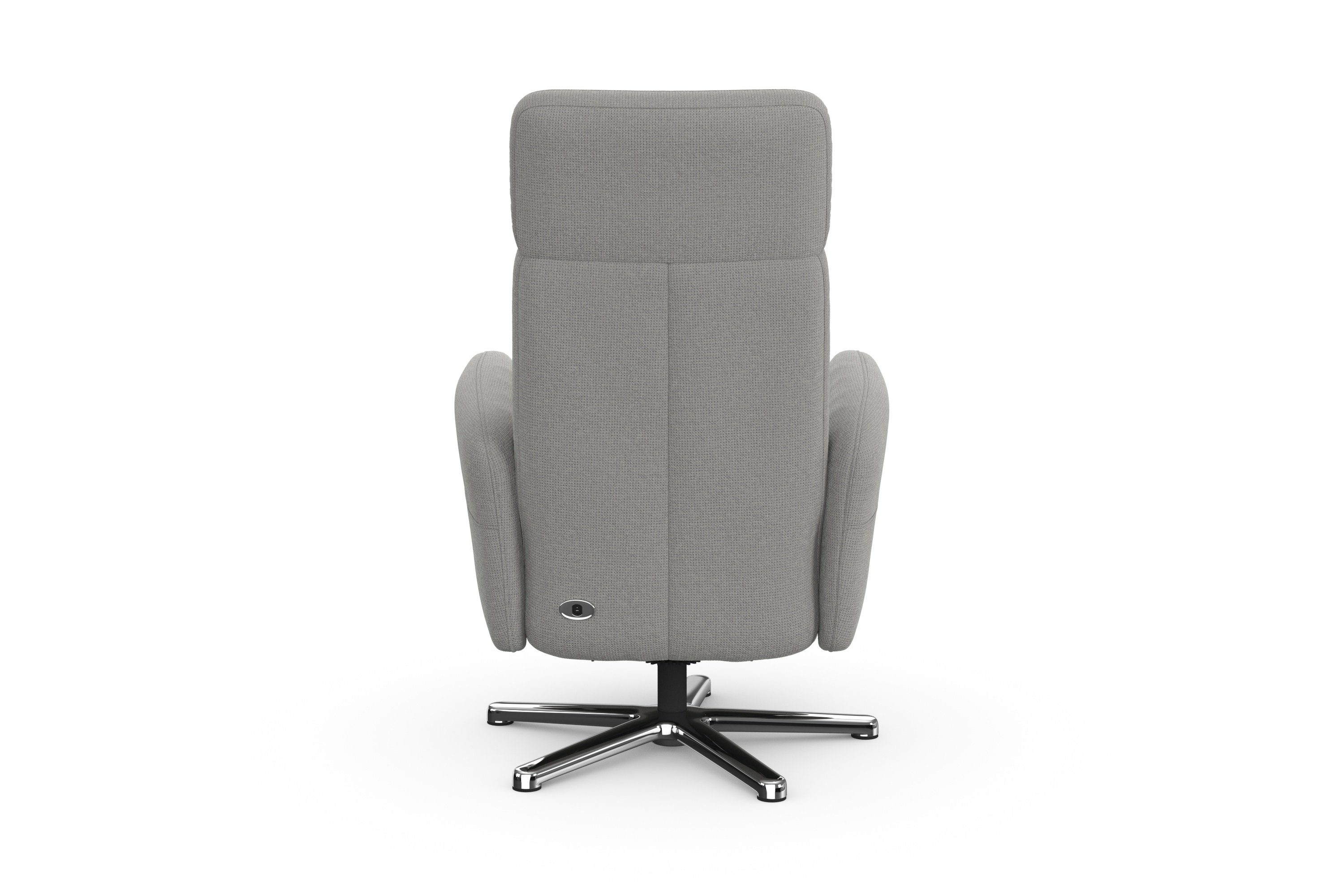 sit&more Relaxfauteuil Grenoble, incl. hoofdsteunverstelling en bekabelde afstandsbediening