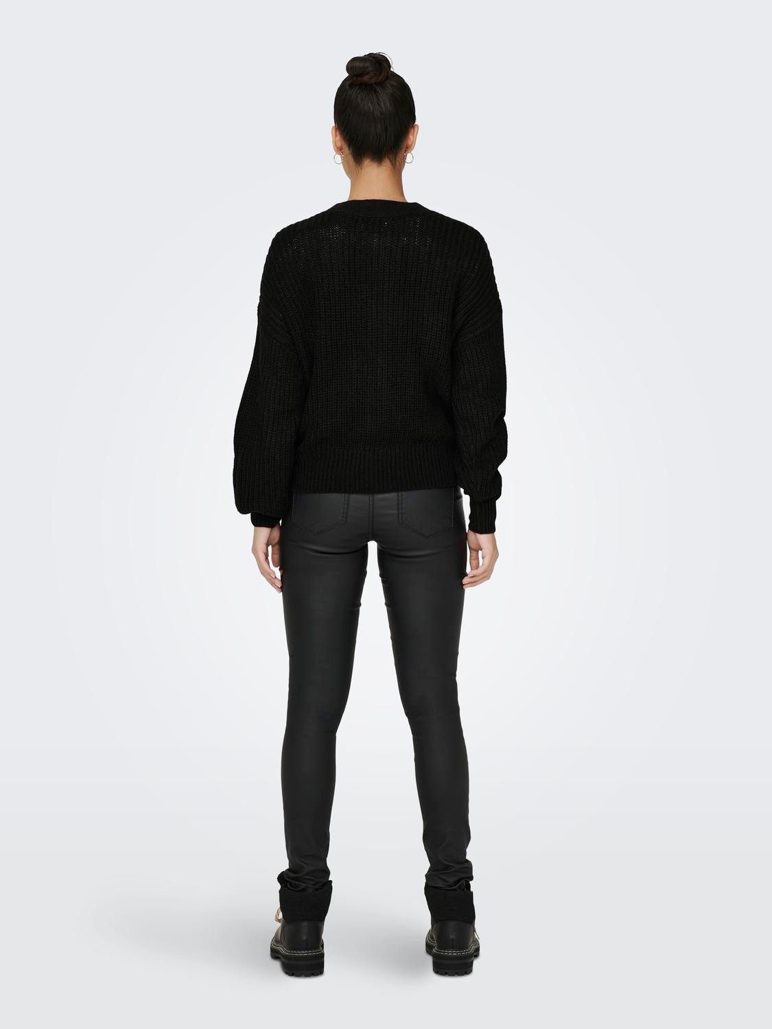 JDY Vest JDYJUSTY L/S SHORT CARDIGAN KNT NOOS