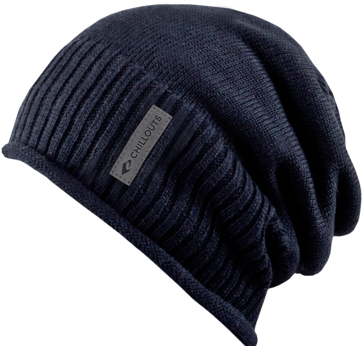 Chillouts Beanie Etienne Hat met een beschaafd logo-opschrift