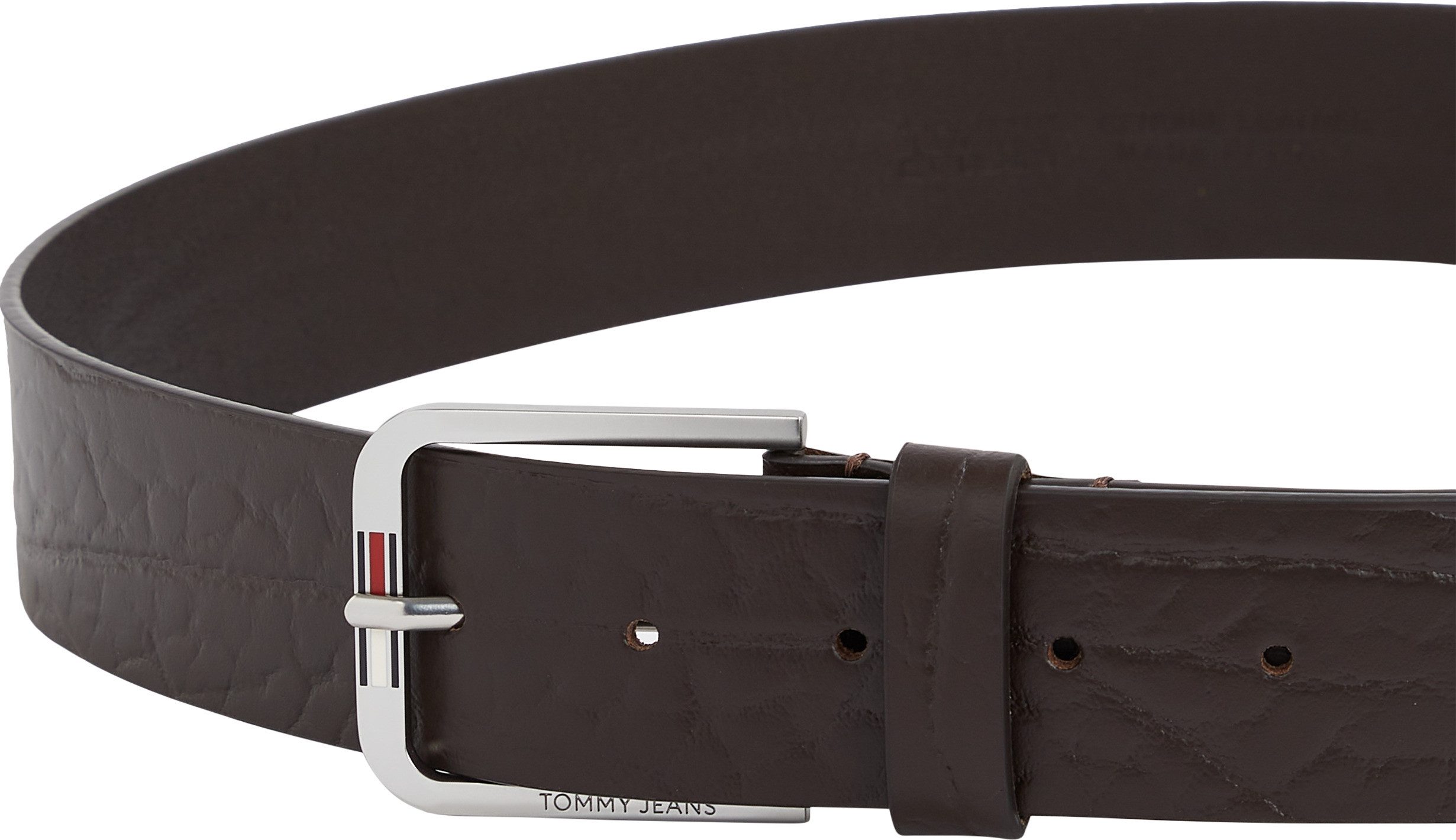 TOMMY JEANS Leren riem TJM AUSTIN 4.0 In grootte verstelbaar